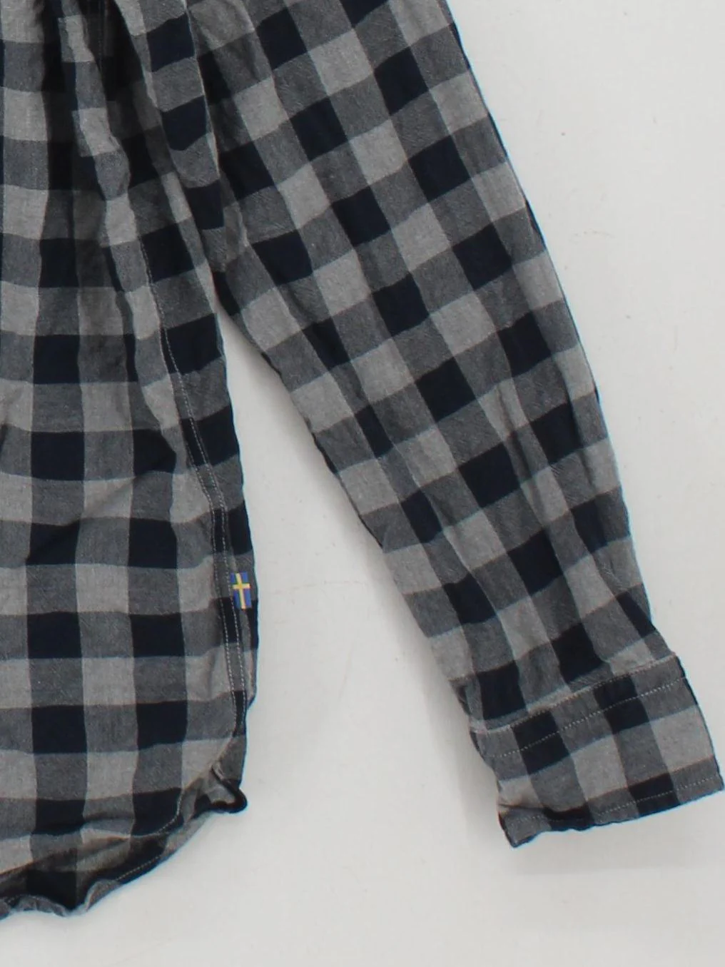 Fjallraven Men's Shirt XL Grey Checkered 100% Cotton Basic - Image 4