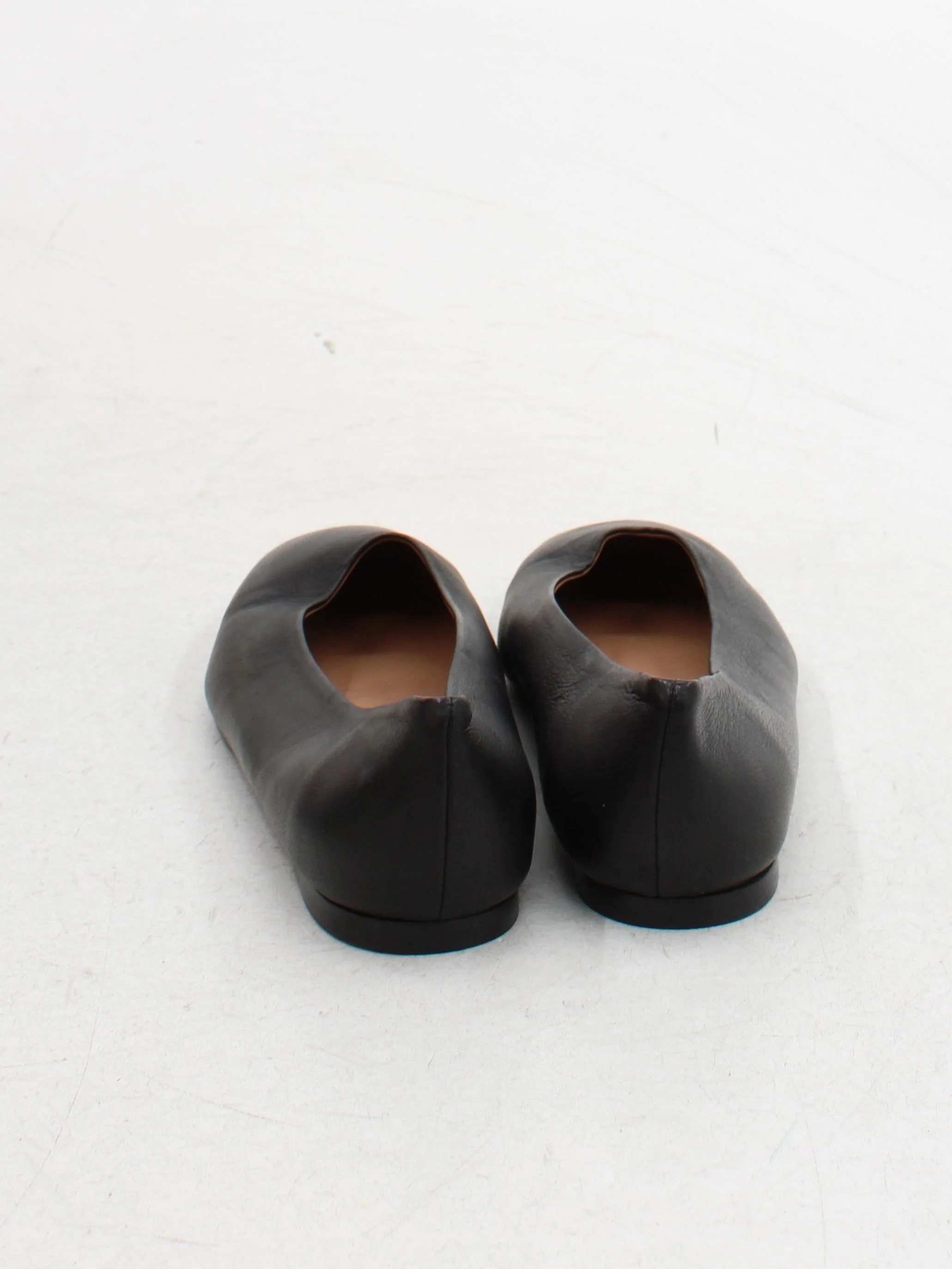 Flattered Women's Flat Shoes UK 6 Black 100% Leather Ballet - Image 3