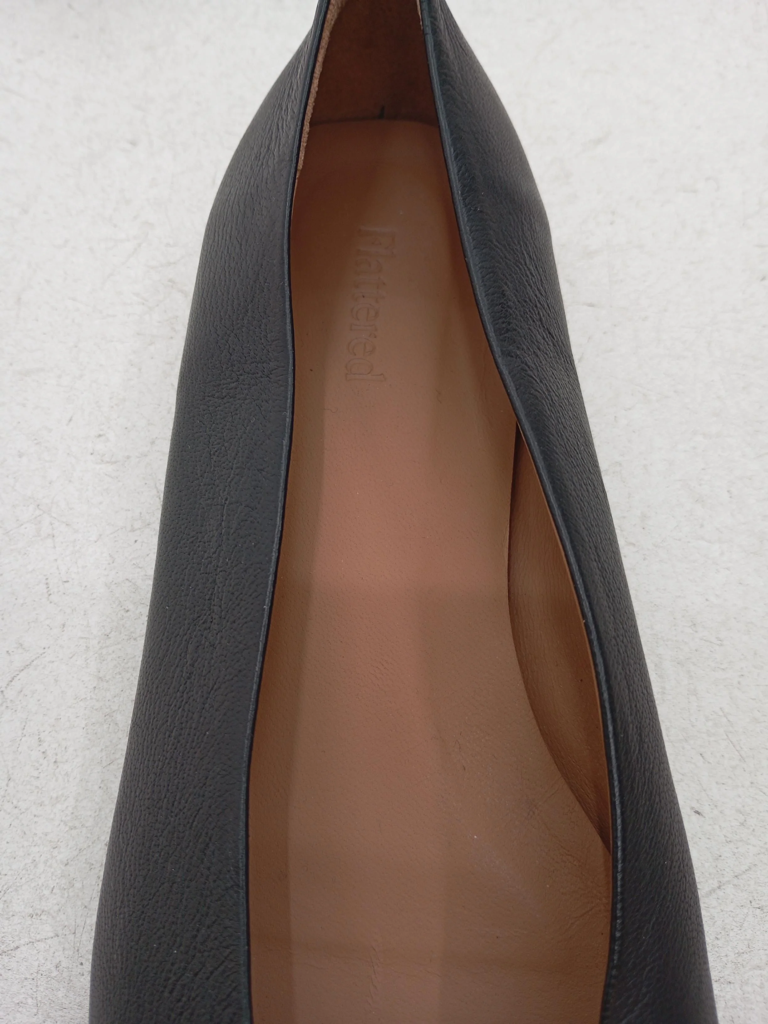 Flattered Women's Flat Shoes UK 6 Black 100% Leather Ballet - Image 6