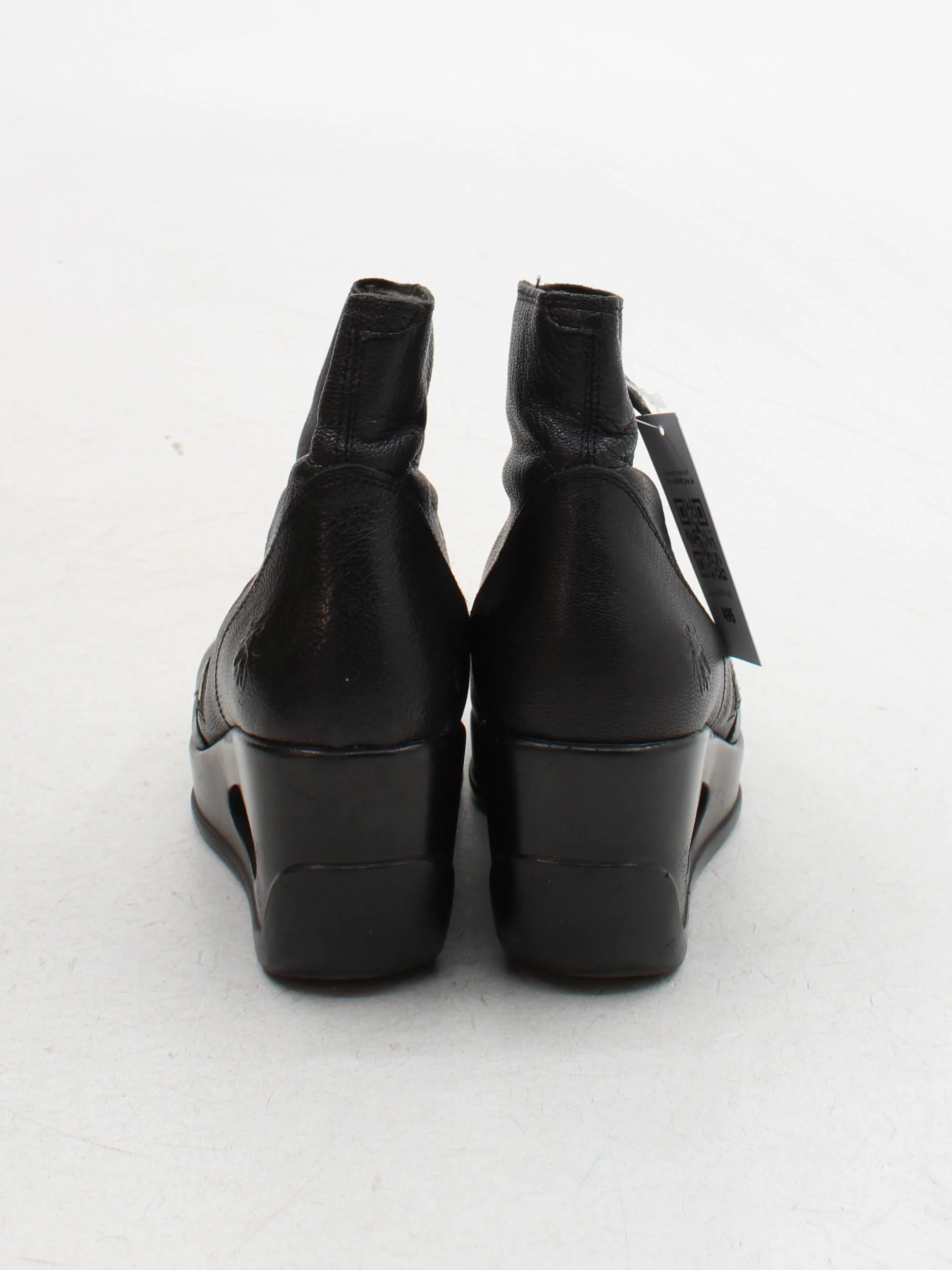 FLY London Women's Boots UK 4 Black 100% Leather Platform - Image 3