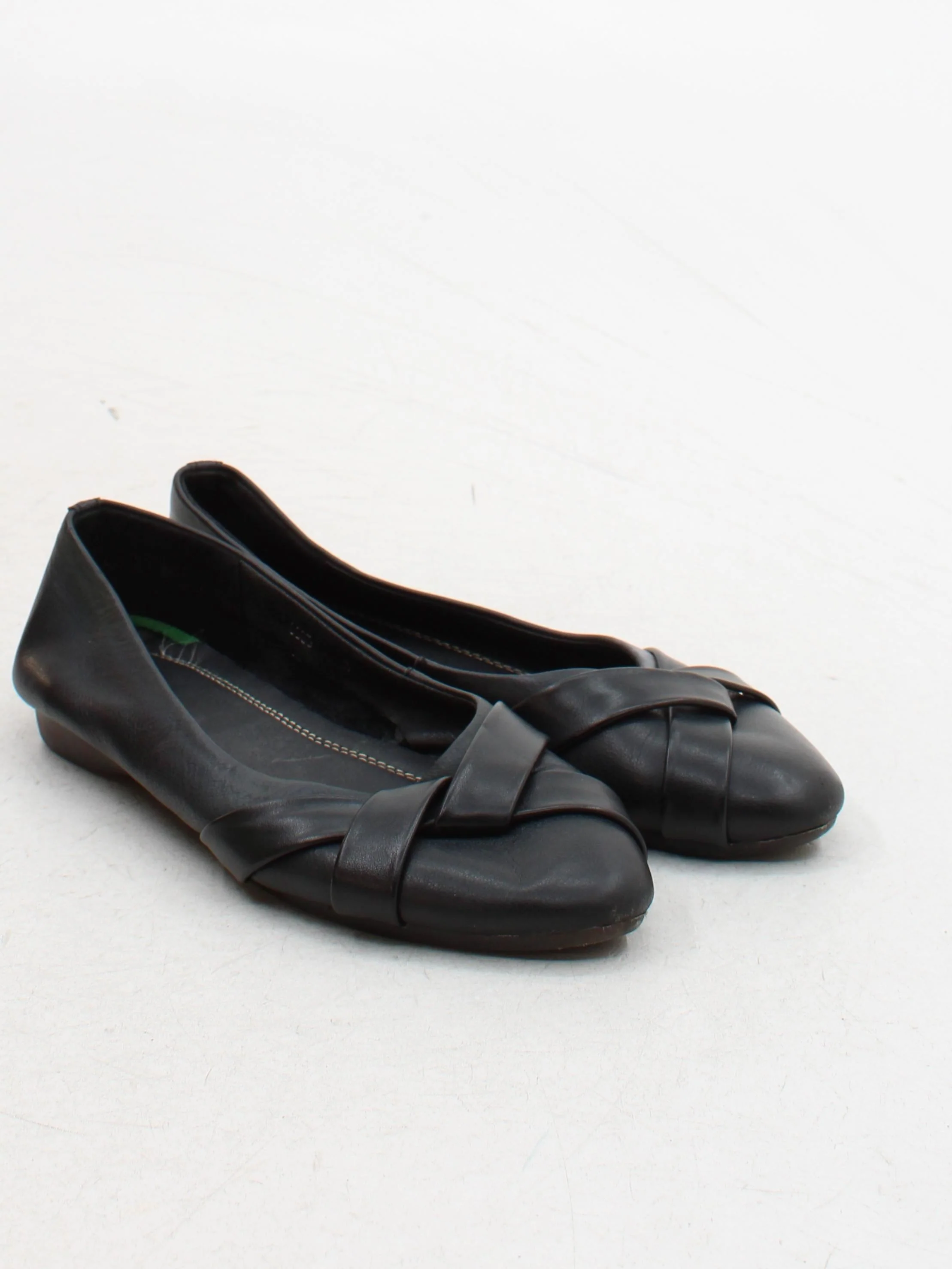 FLY London Women's Flat Shoes UK 5 Black 100% Leather Ballet - Image 4