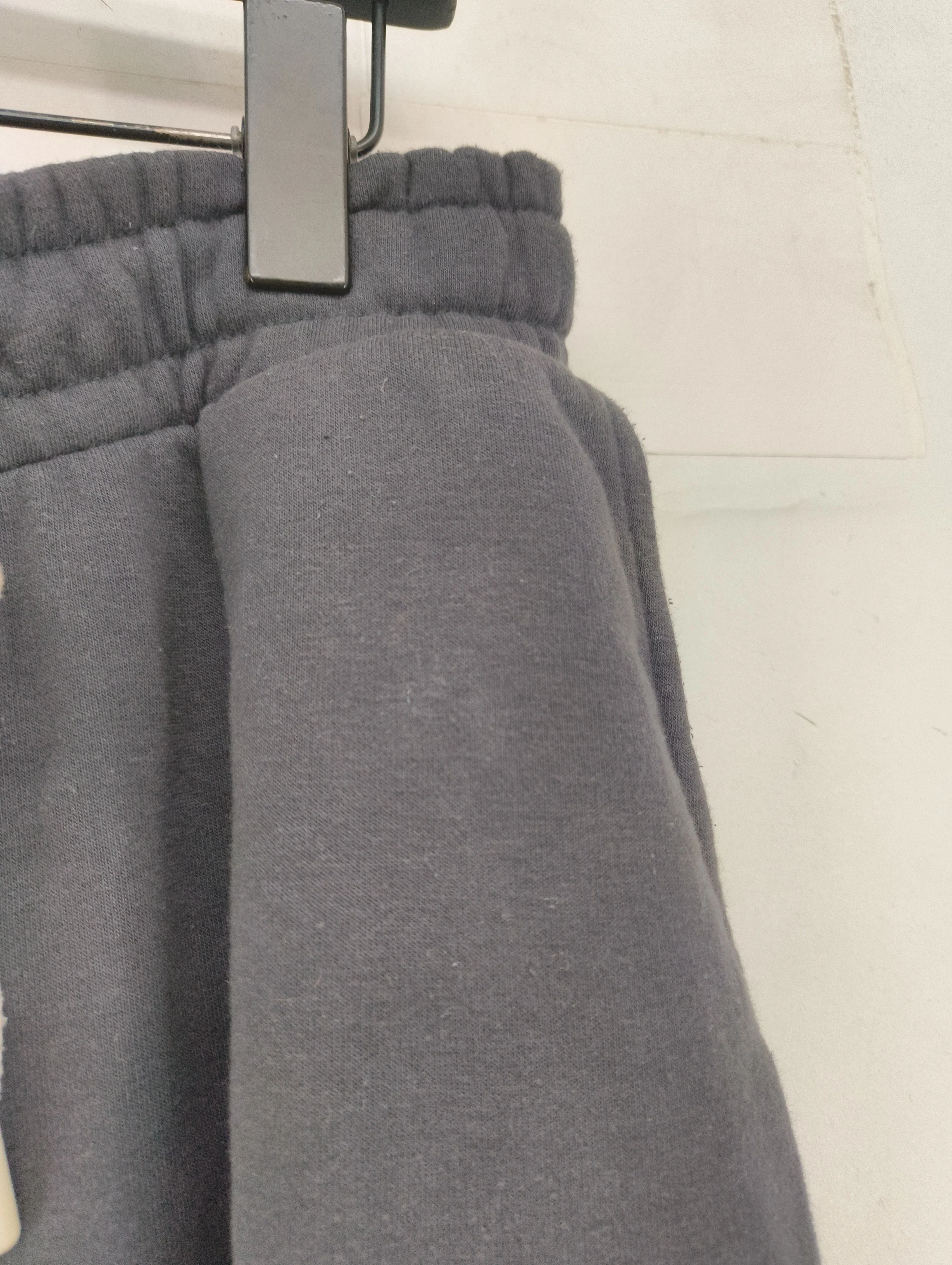 Folk Men's Sports Bottoms L Grey Cotton with Polyester Tapered Sweatpants - Image 8