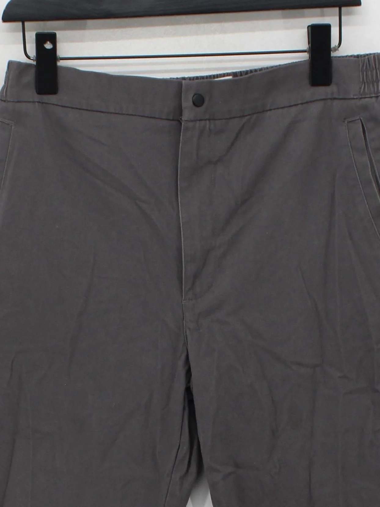 Folk Men's Trousers L Grey Cotton with Elastane Tapered Chino - Image 3