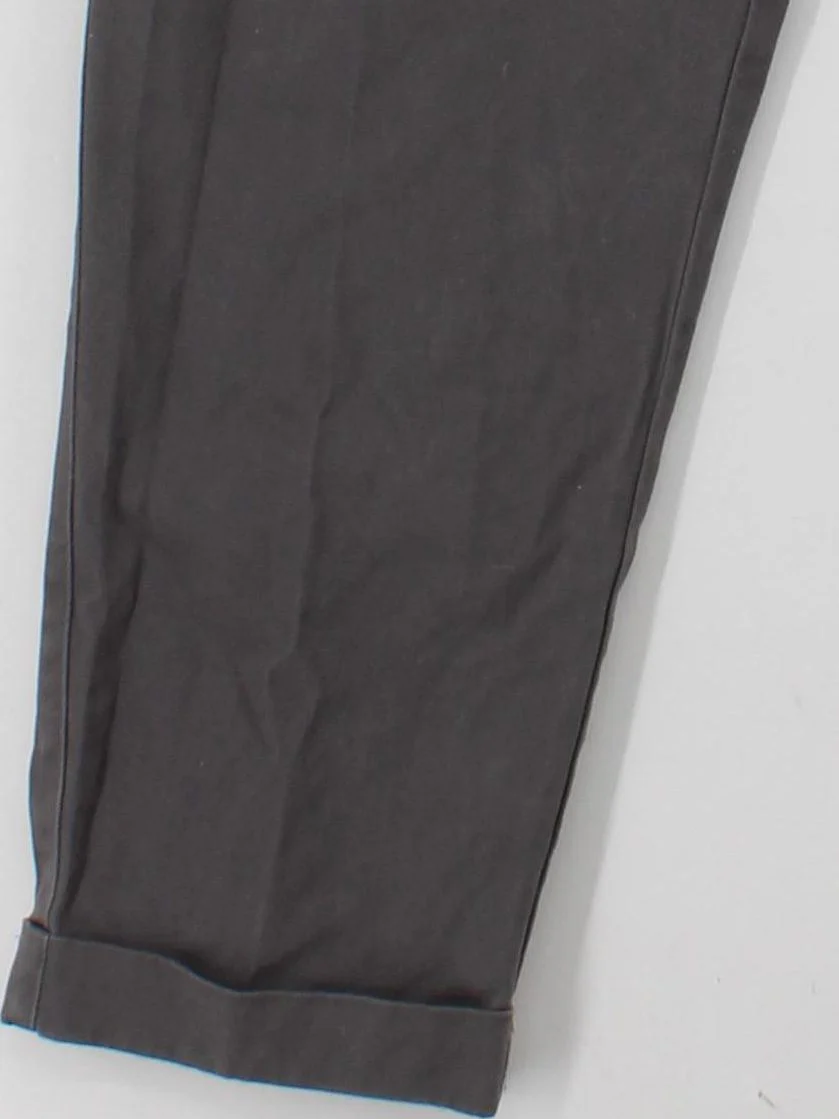 Folk Men's Trousers L Grey Cotton with Elastane Tapered Chino - Image 4