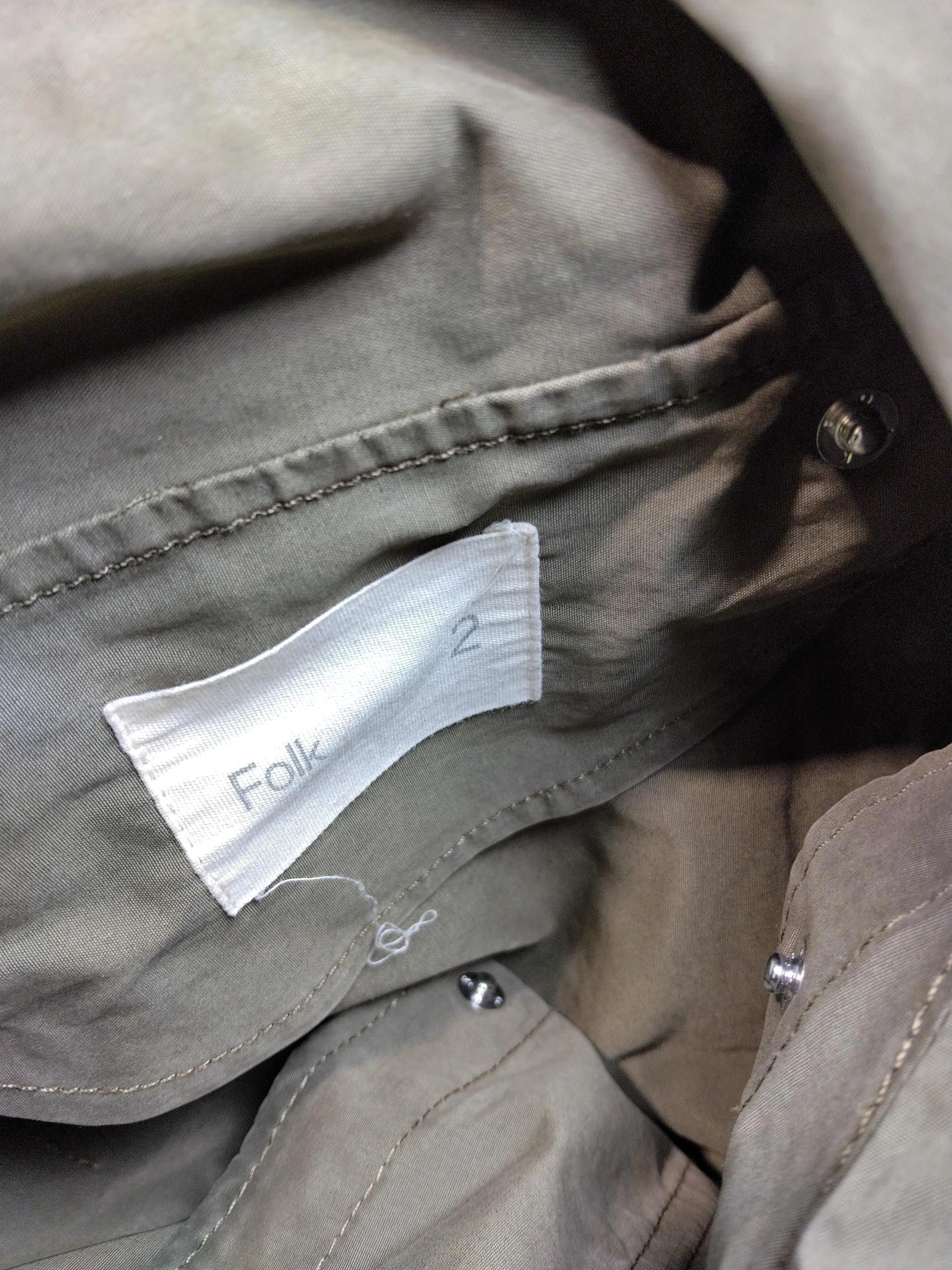 Folk Parka jacket green - Image 6