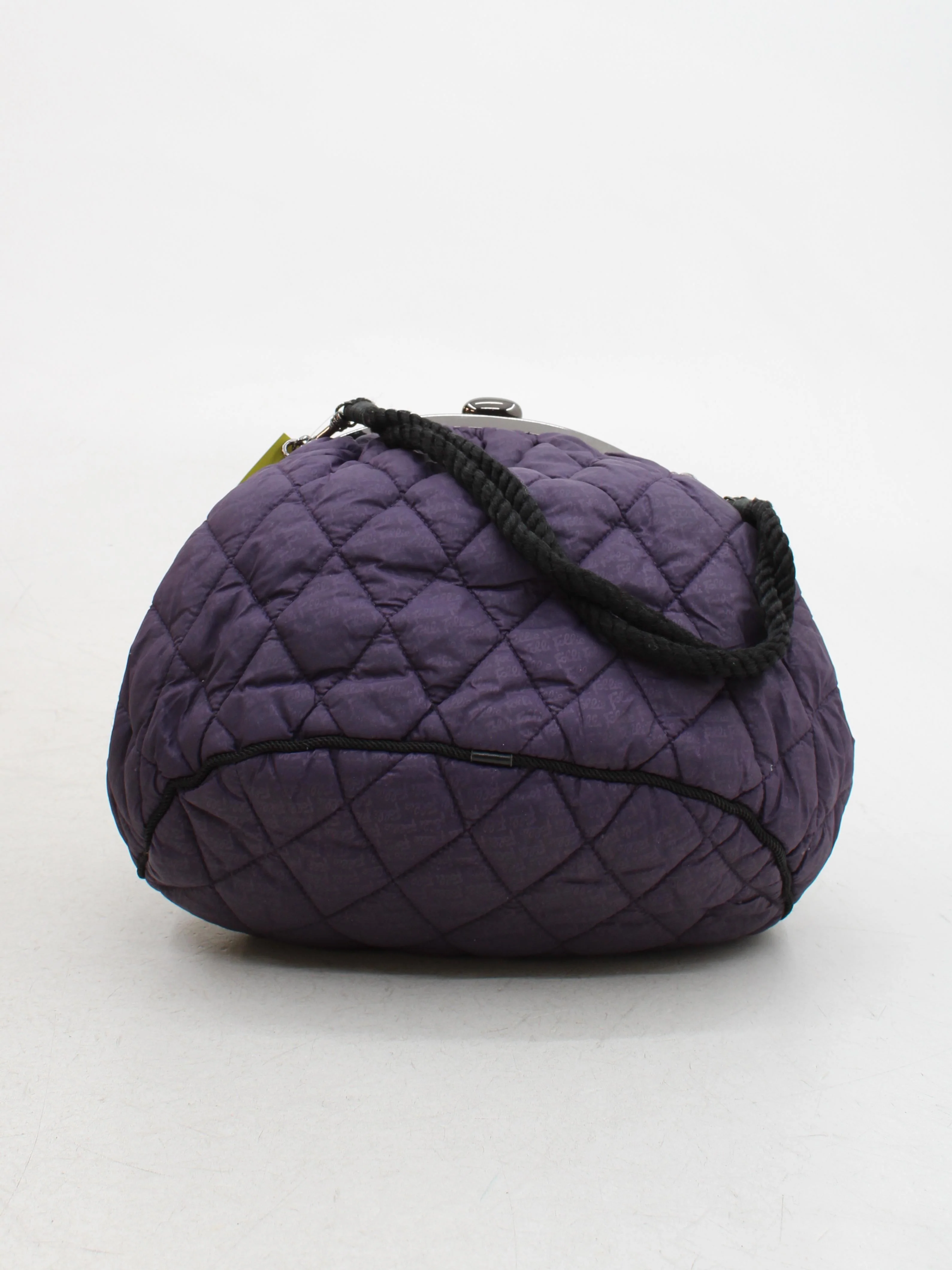 Folli Follie Women's Bag Purple Geometric 100% Nylon Clutch - Image 2