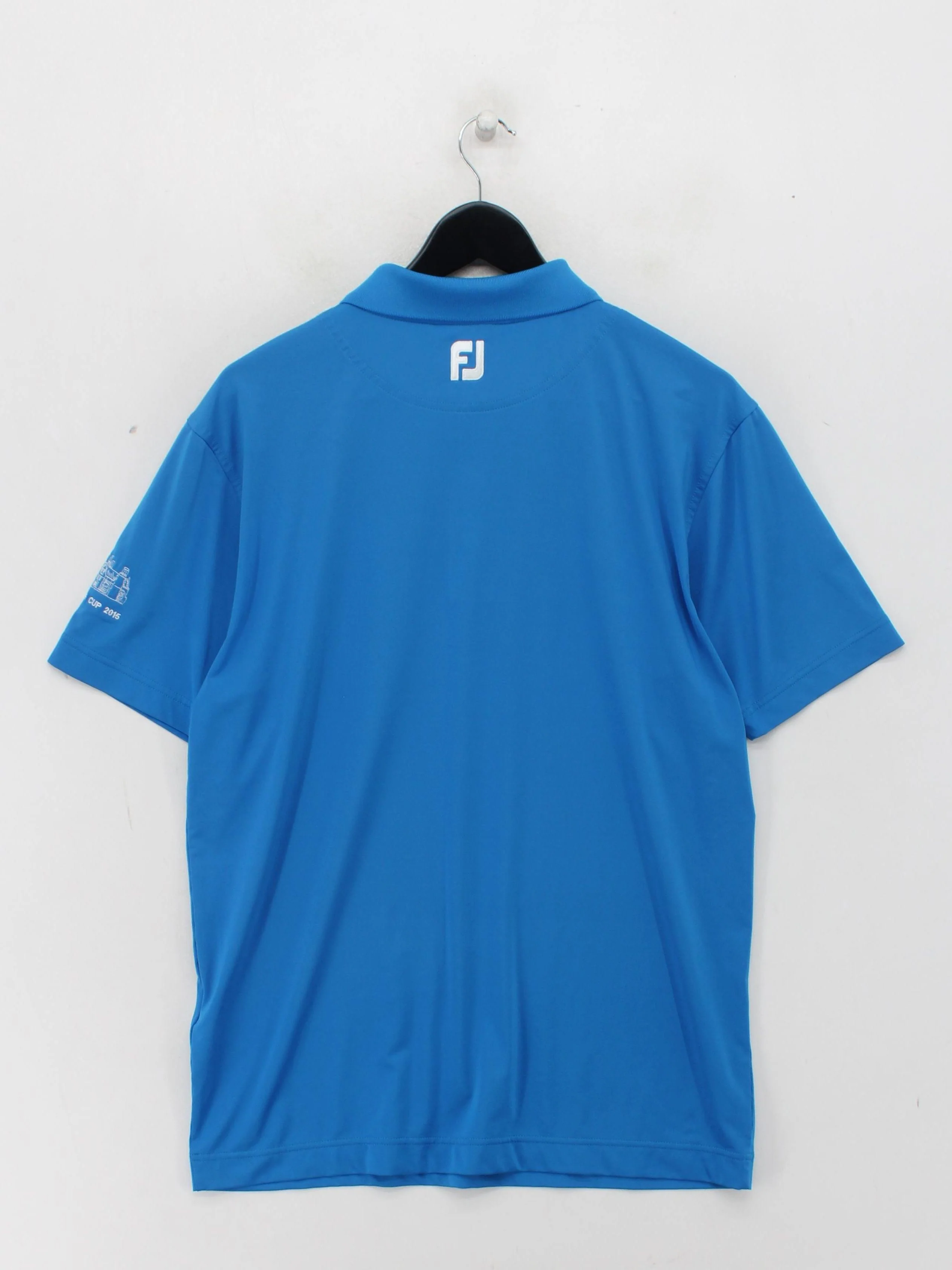 Footjoy Men's Polo M Blue Polyester with Spandex Basic - Image 2