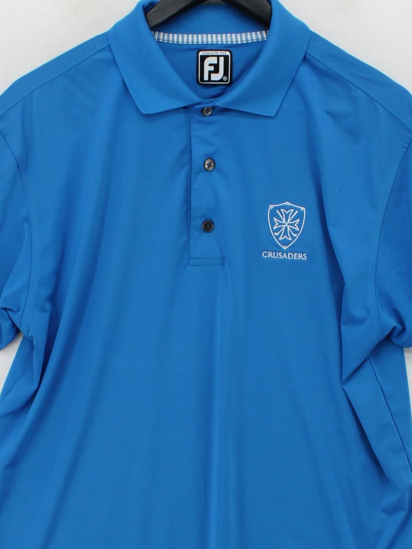 Footjoy Men's Polo M Blue Polyester with Spandex Basic - Image 3