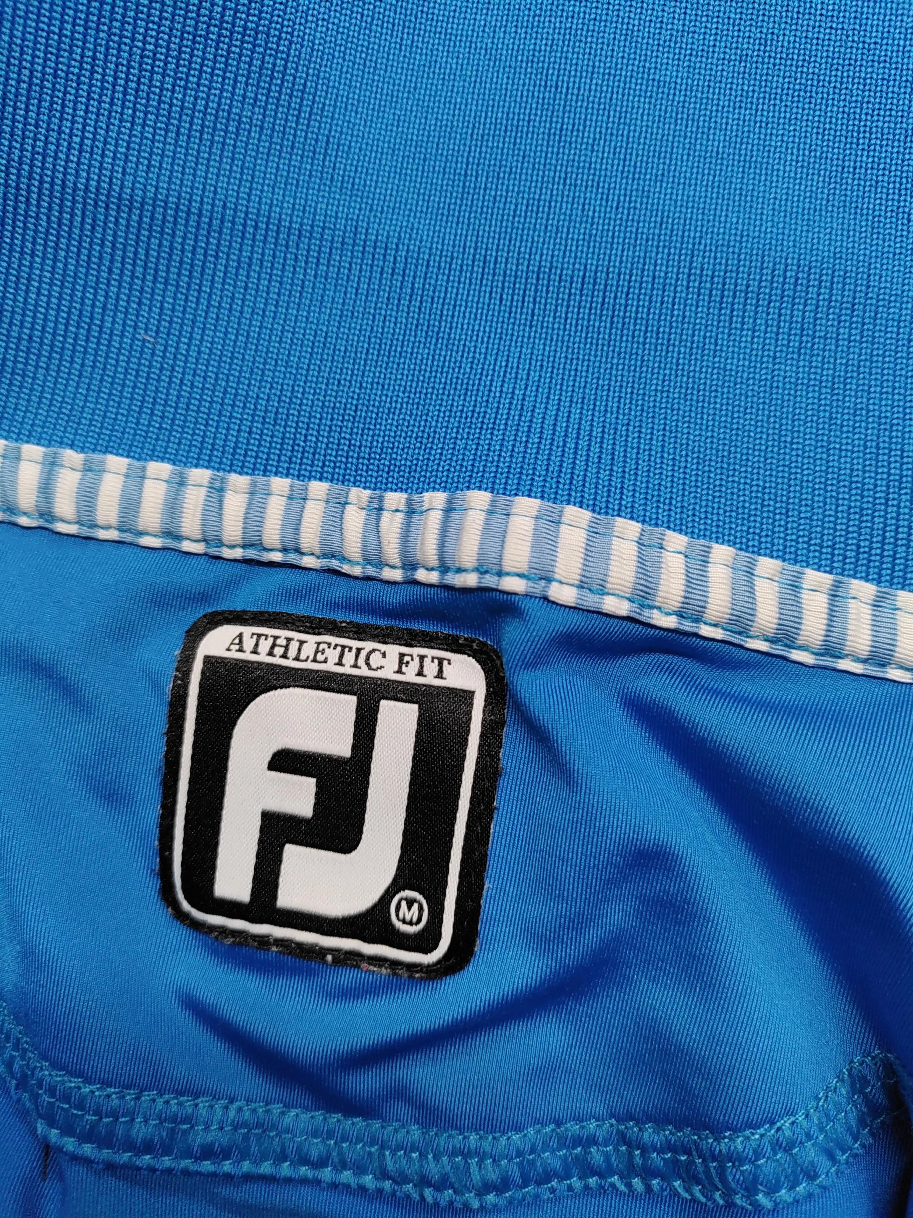 Footjoy Men's Polo M Blue Polyester with Spandex Basic - Image 6