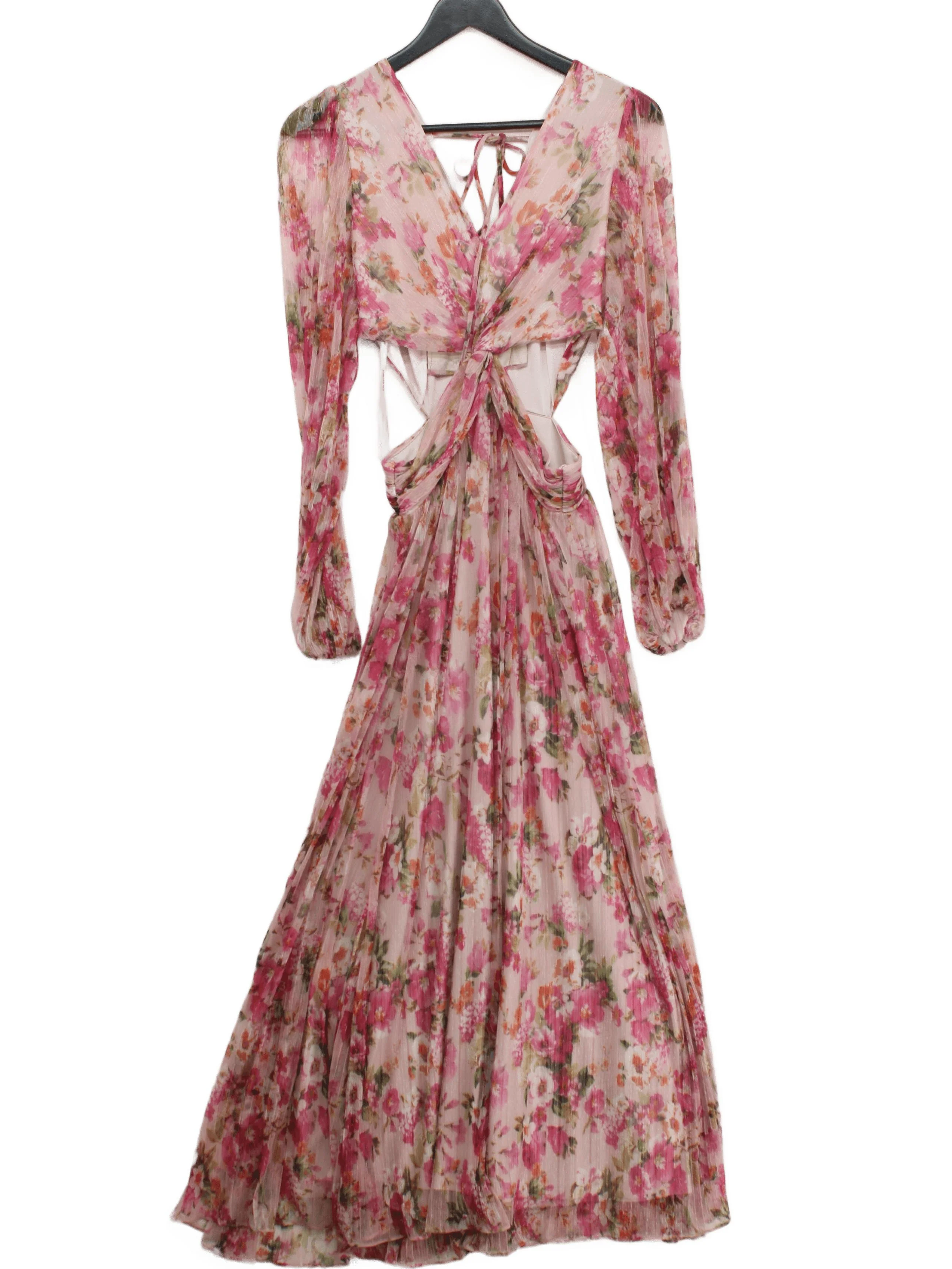 Forever New Maxi Dress UK10 in Pink