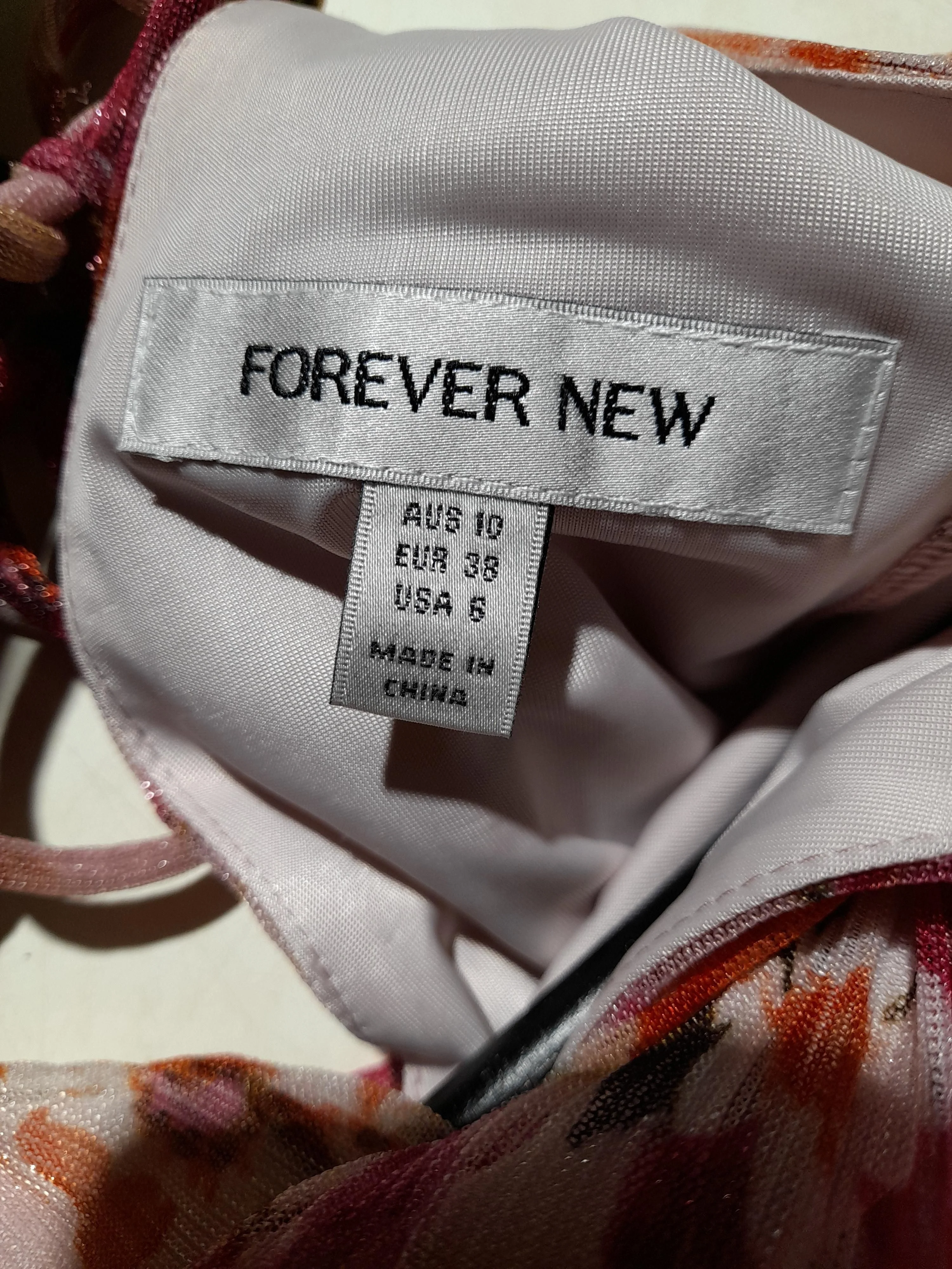 Forever New Maxi Dress UK10 in Pink - Image 5