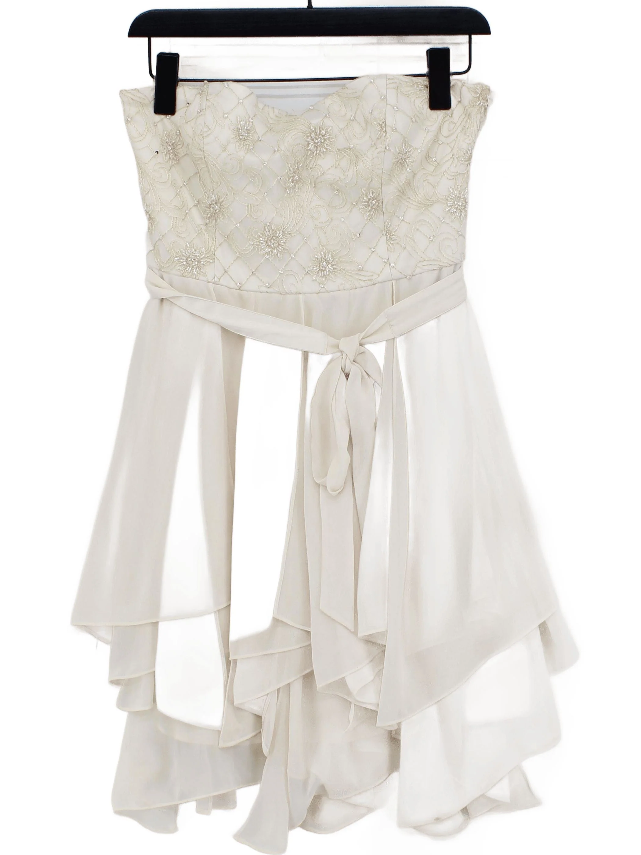 Forever New Skater Mini Dress in Cream