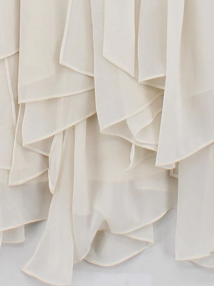 Forever New Skater Mini Dress in Cream - Image 4