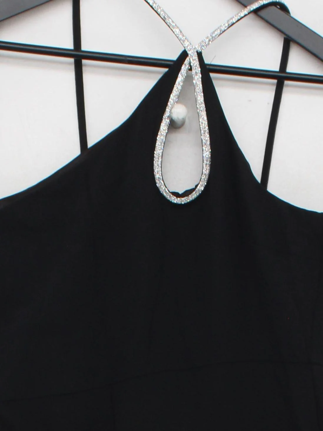 Forever New Women's Jumpsuit UK 16 Black Viscose with Elastane Wide-Leg Jumpsuit - Image 3