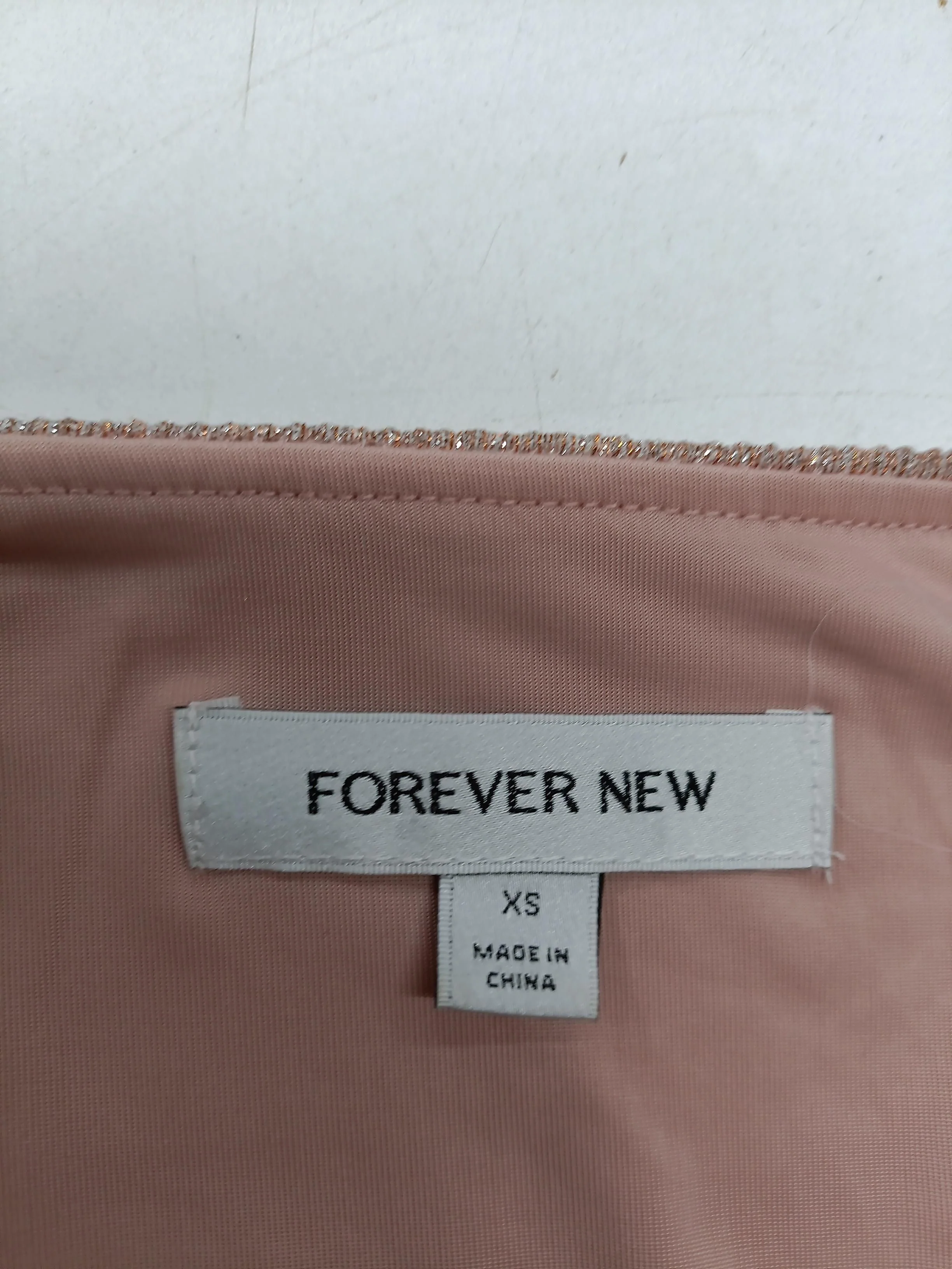 Forever New Women's Top XS Pink Polyester with Other Basic - Image 6