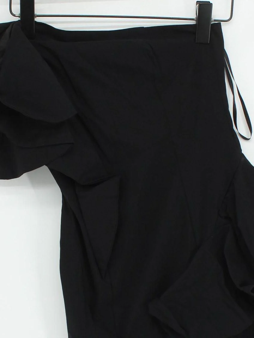 Forever Unique Bodycon Mini Dress UK8 in Black - Image 3