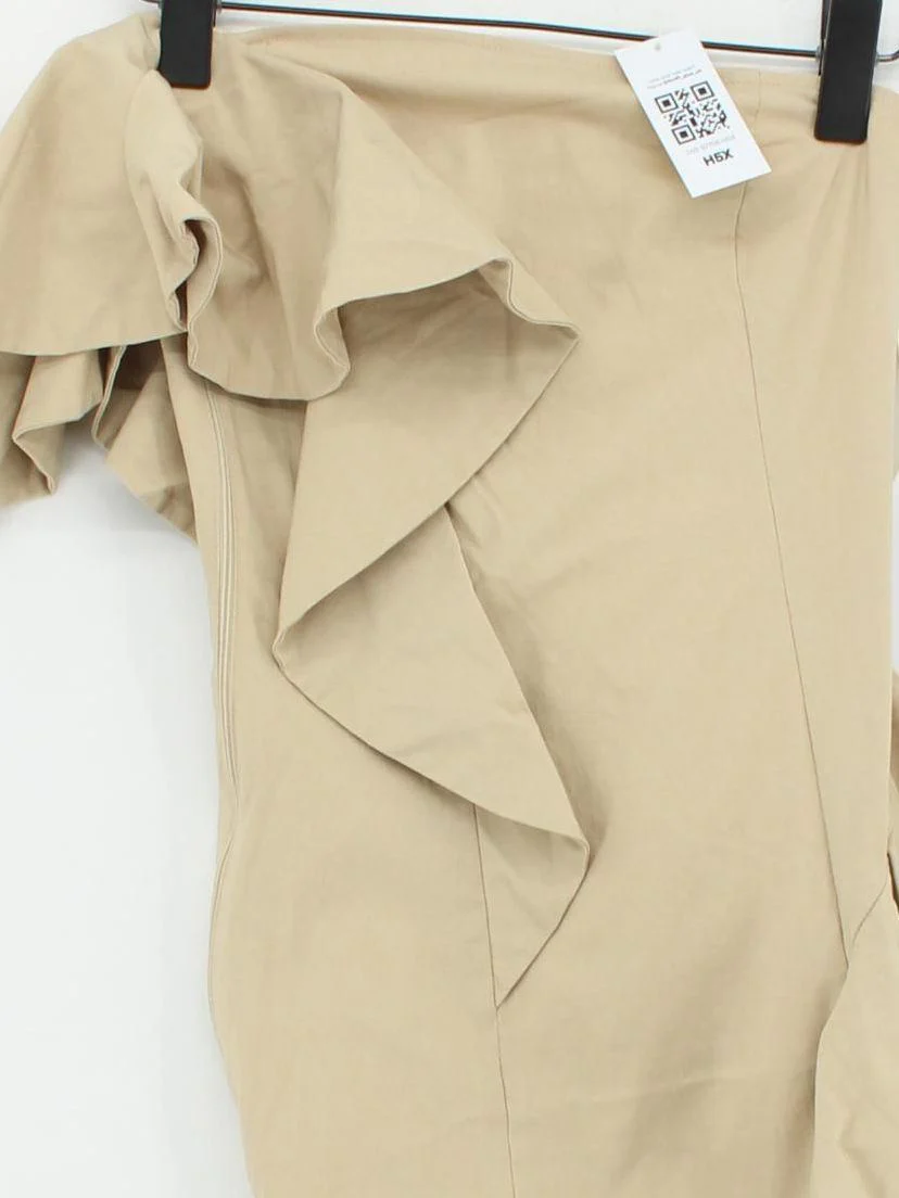 Forever Unique Mini Dress UK8 in Tan - Image 3