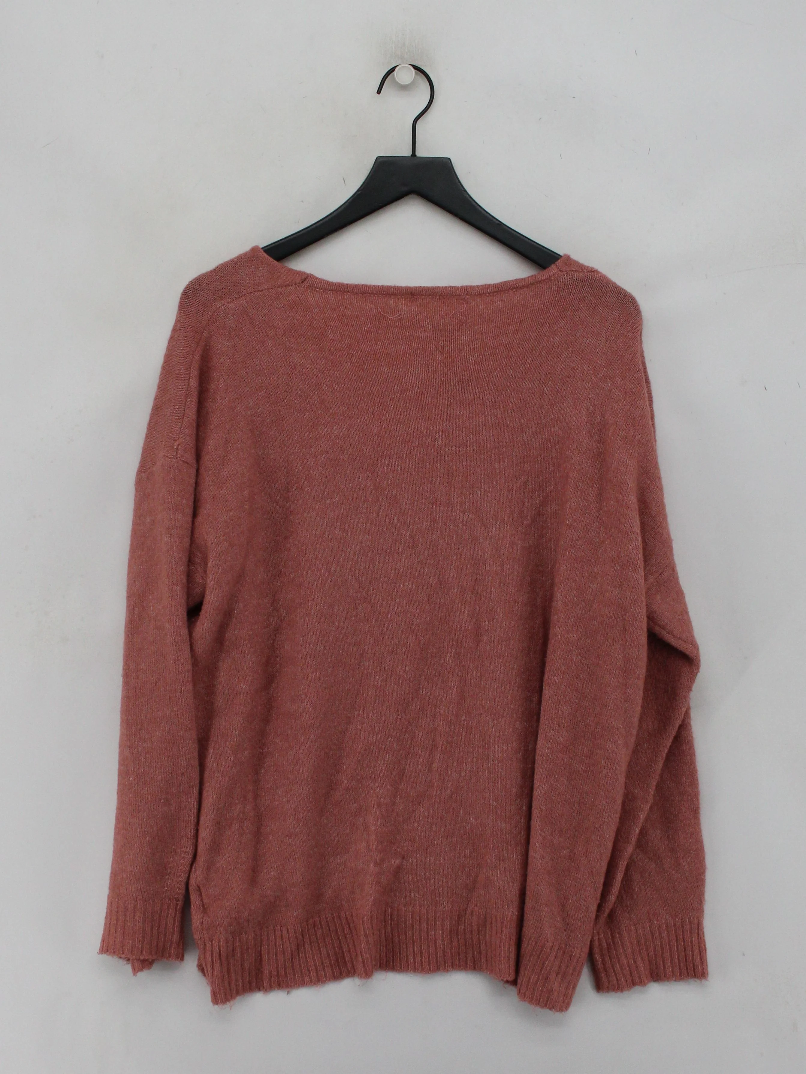 Forever Unique Women's Jumper Pink Viscose with Wool, Polyester, Nylon Pullover - Image 2