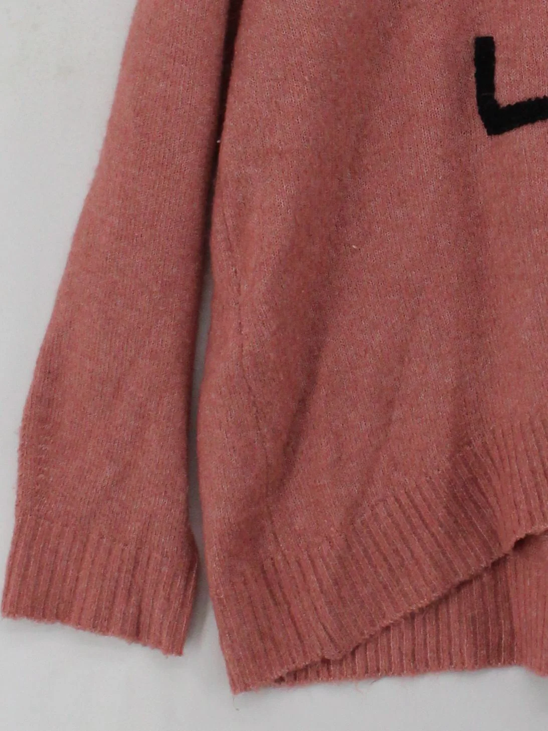 Forever Unique Women's Jumper Pink Viscose with Wool, Polyester, Nylon Pullover - Image 4