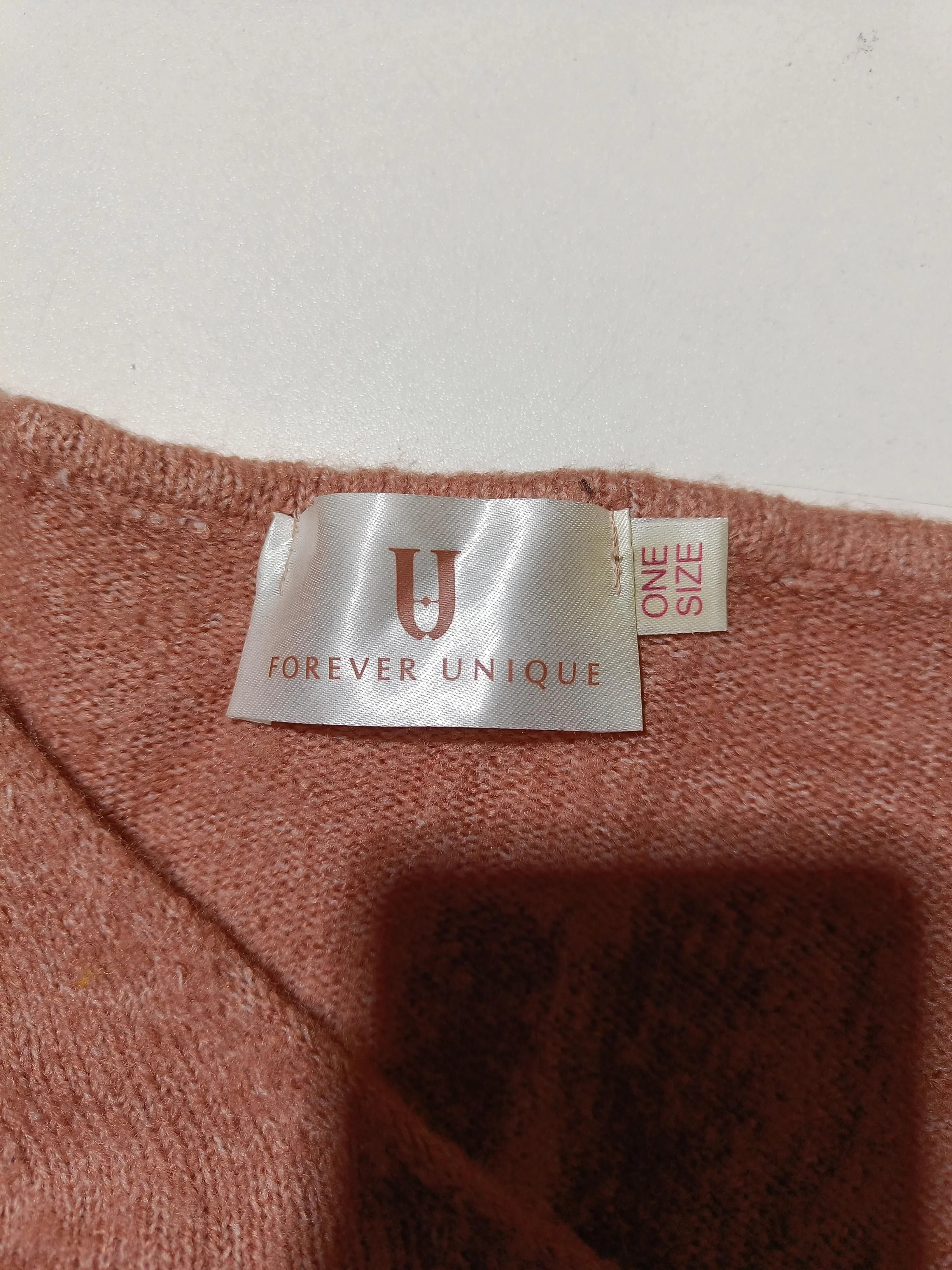 Forever Unique Women's Jumper Pink Viscose with Wool, Polyester, Nylon Pullover - Image 5