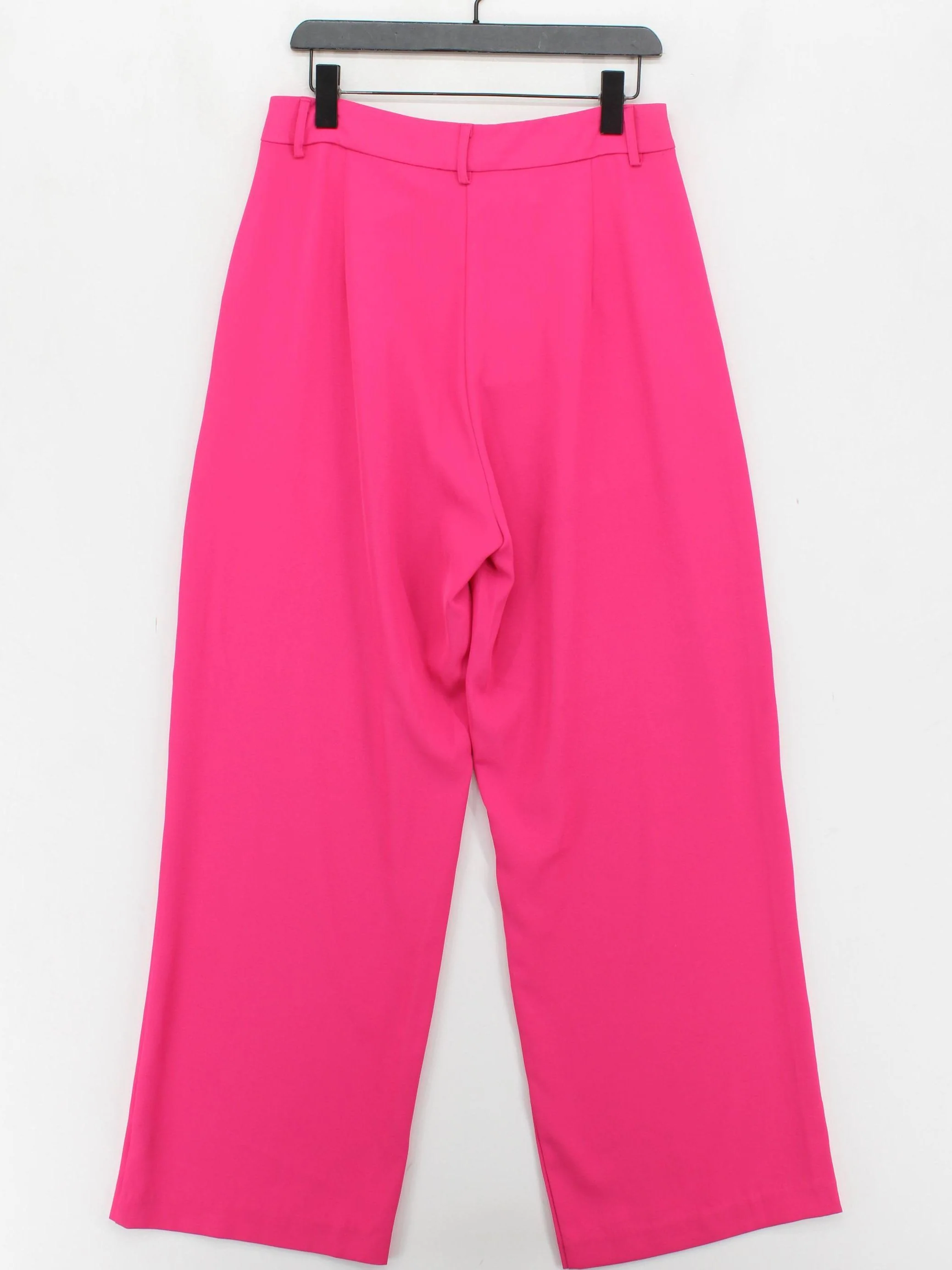 Forever Unique Women's Trousers UK 12 Pink Polyester with Elastane Capri - Image 2