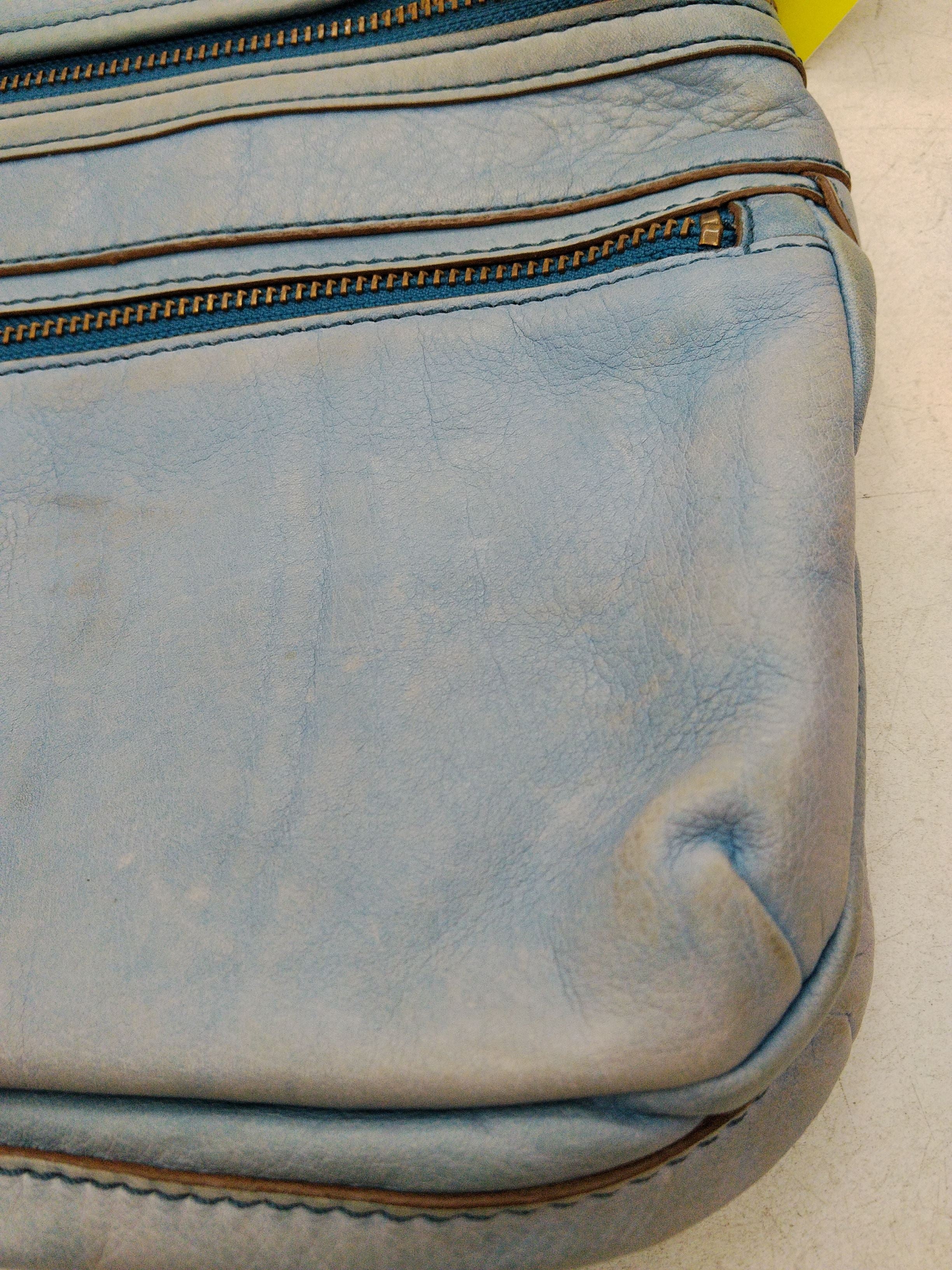 Fossil Women's Bag Blue 100% Leather Crossbody - Image 5