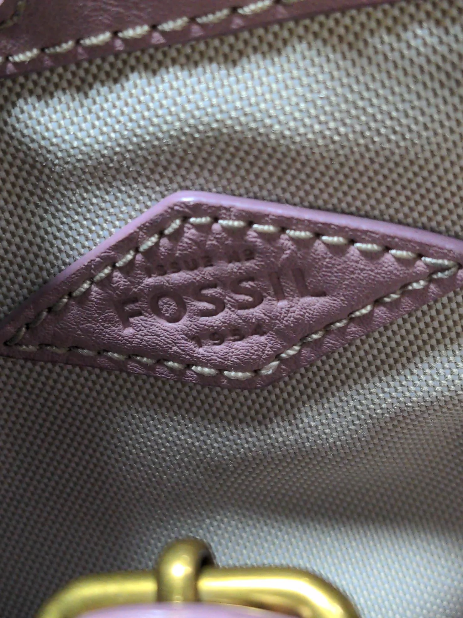 Fossil Women's Bag Pink 100% Leather Crossbody - Image 5