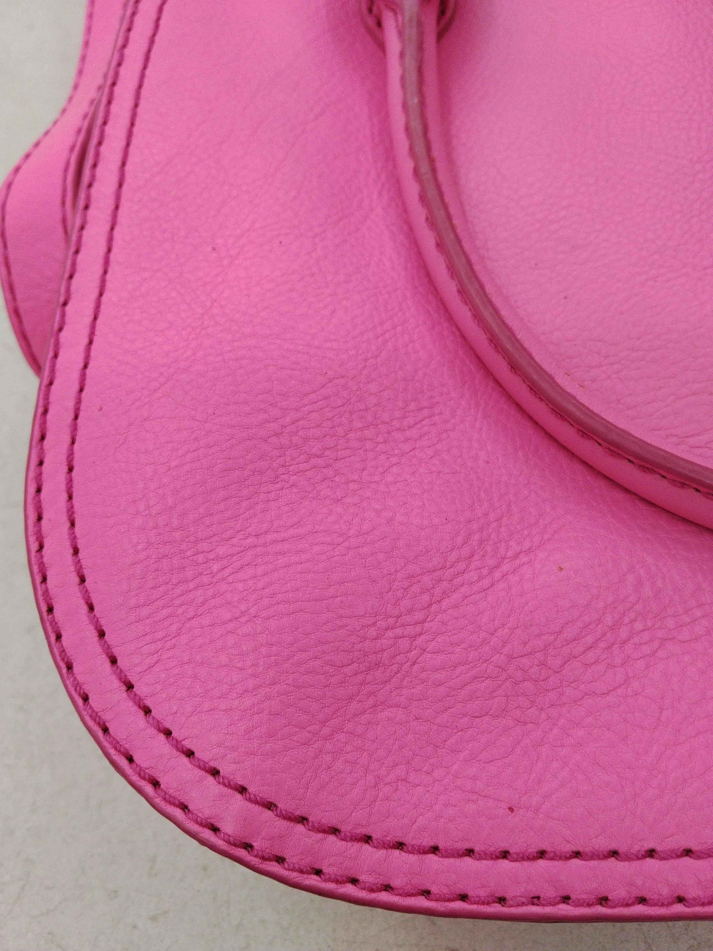 Fossil Women's Bag Pink 100% Leather Shoulder Bag - Image 3
