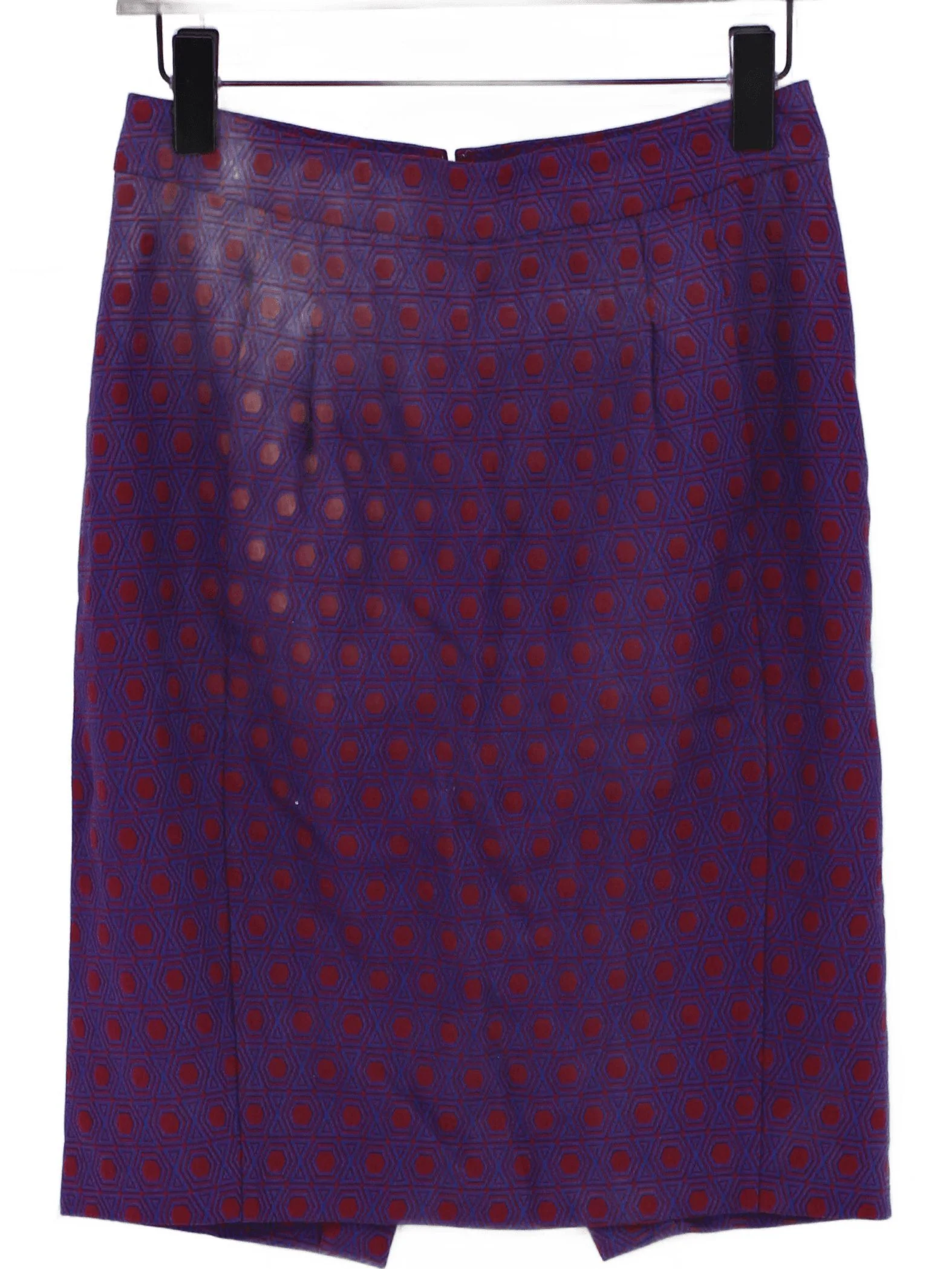 Fossil Women's Mini Skirt UK 8 Multi Cotton with Spandex, Polyester Mini
