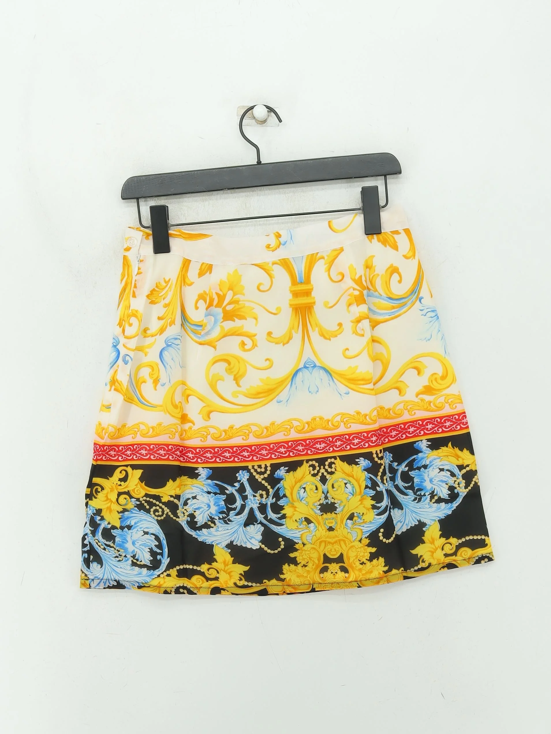 Fount Women's Mini Skirt L Cream 100% Polyester Short Mini - Image 2