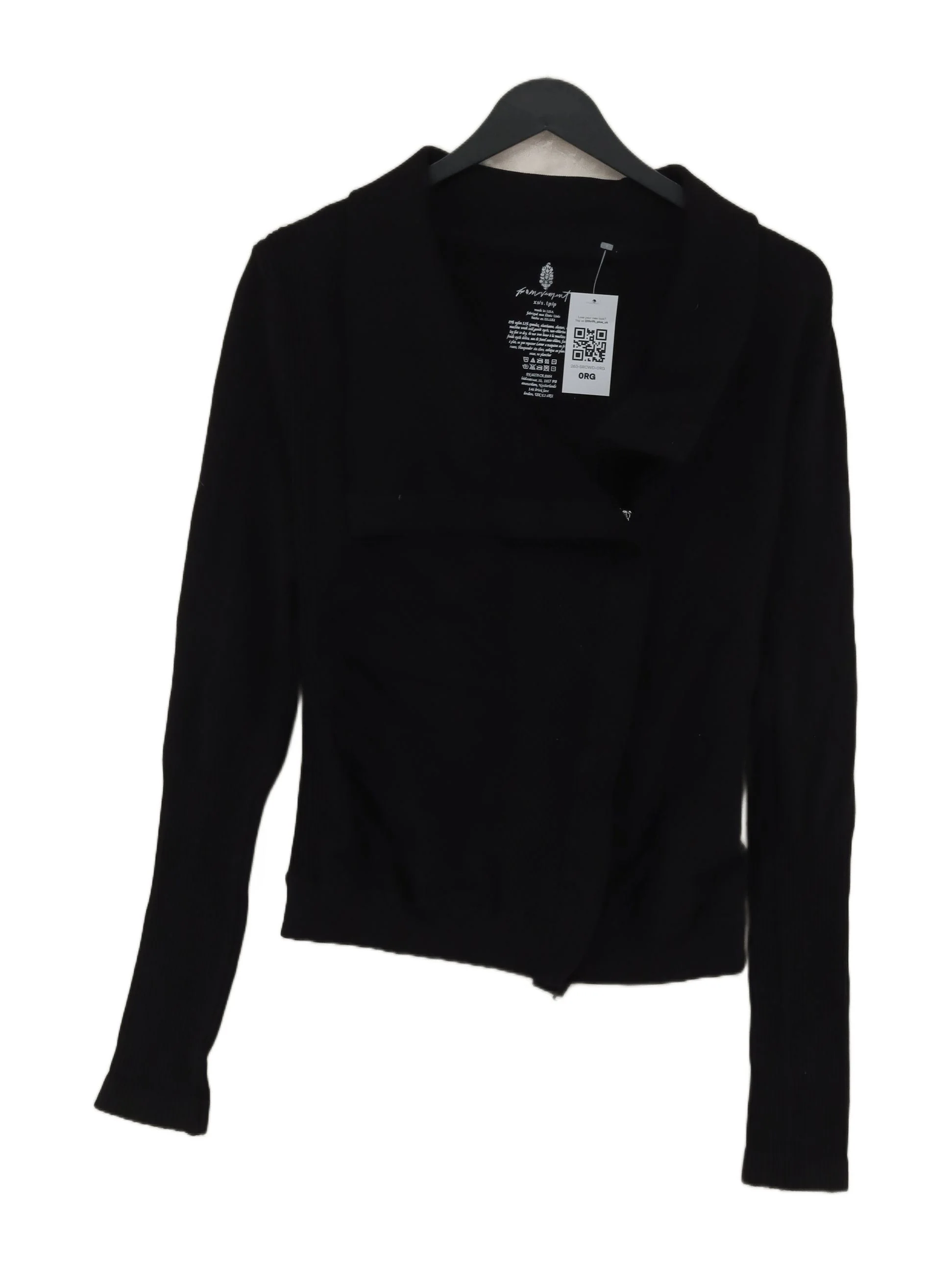 FP Movement- Free People Women's Top XS Black Nylon with Spandex Basic