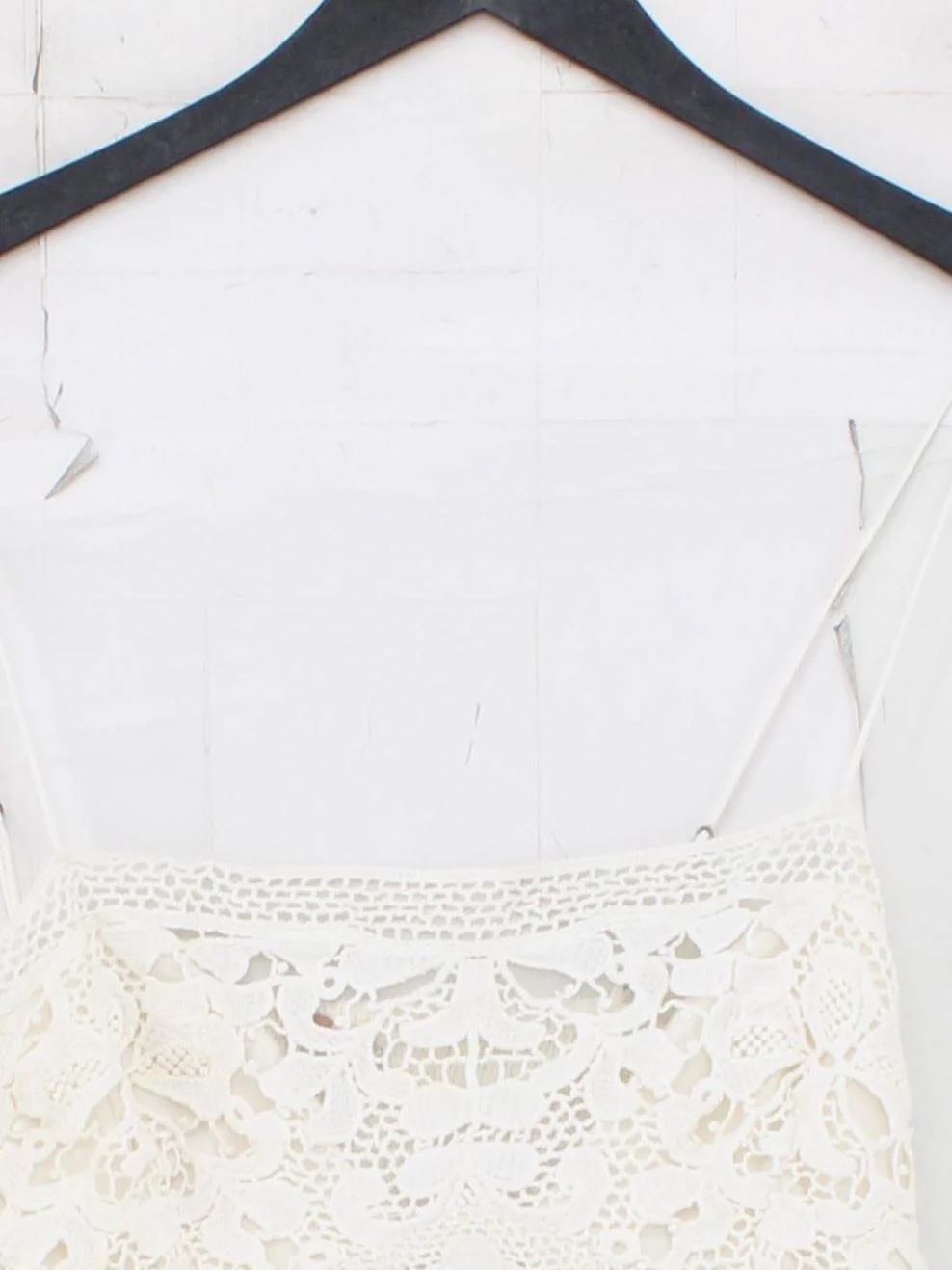 FP One Women's Top L White Cotton with Viscose, Spandex Cropped - Image 3