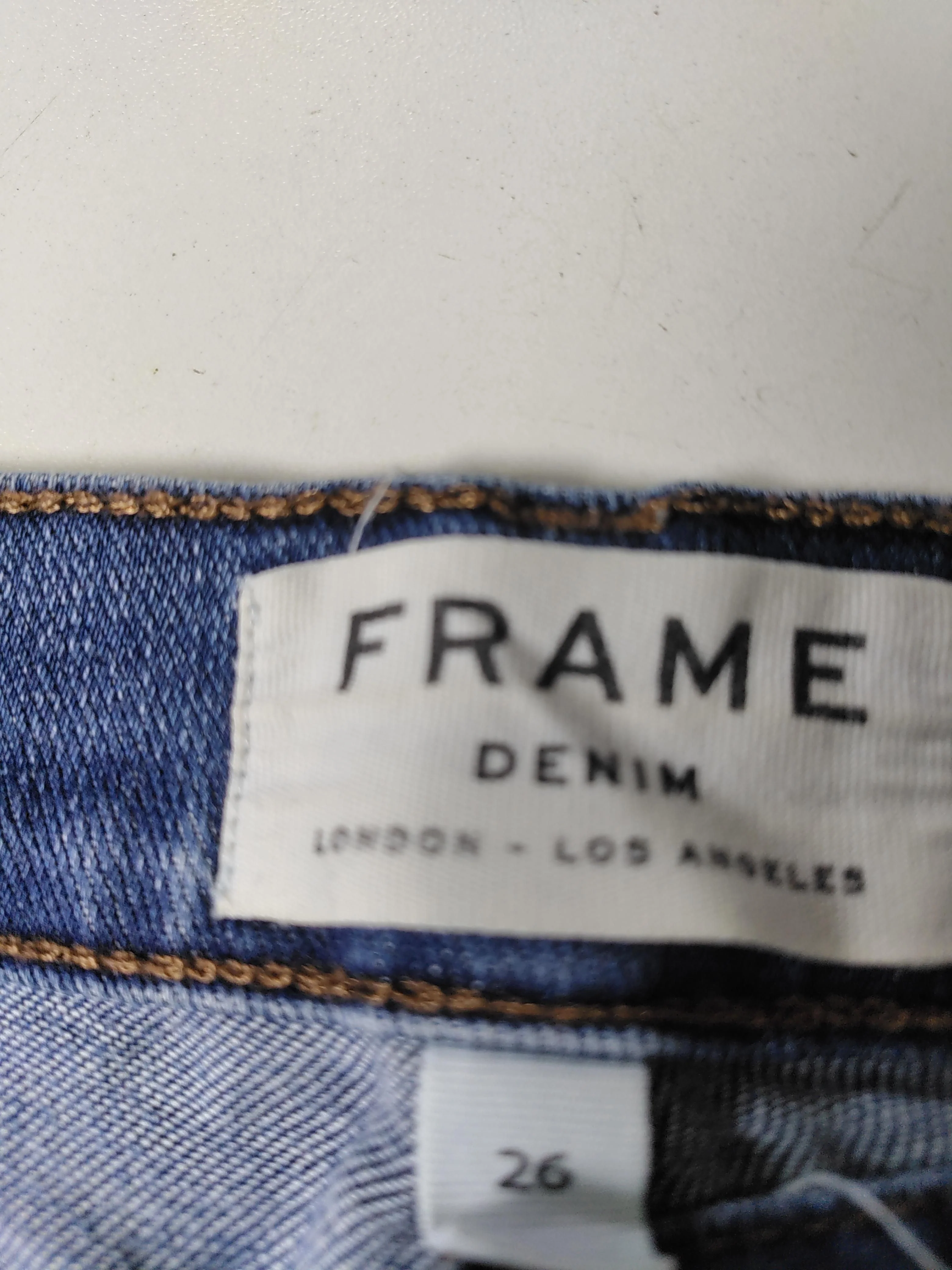 Frame Women's Jeans W 26 in Blue Cotton - Image 5