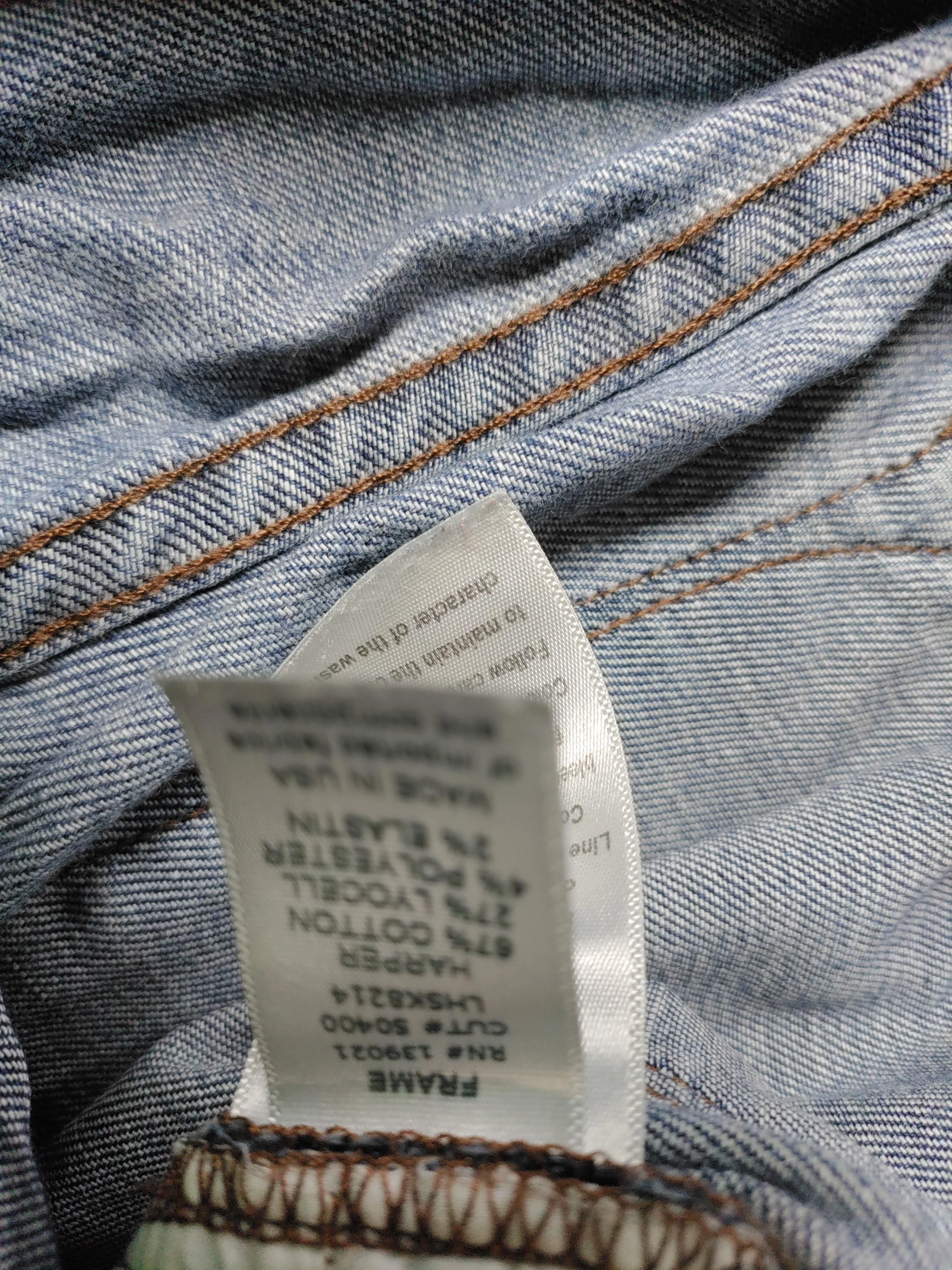 Frame Women's Jeans W 26 in Blue Cotton - Image 6