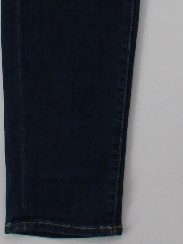 Frame Women's Jeans W 26 in Blue Cotton with Polyester, Elastane Skinny - Image 4