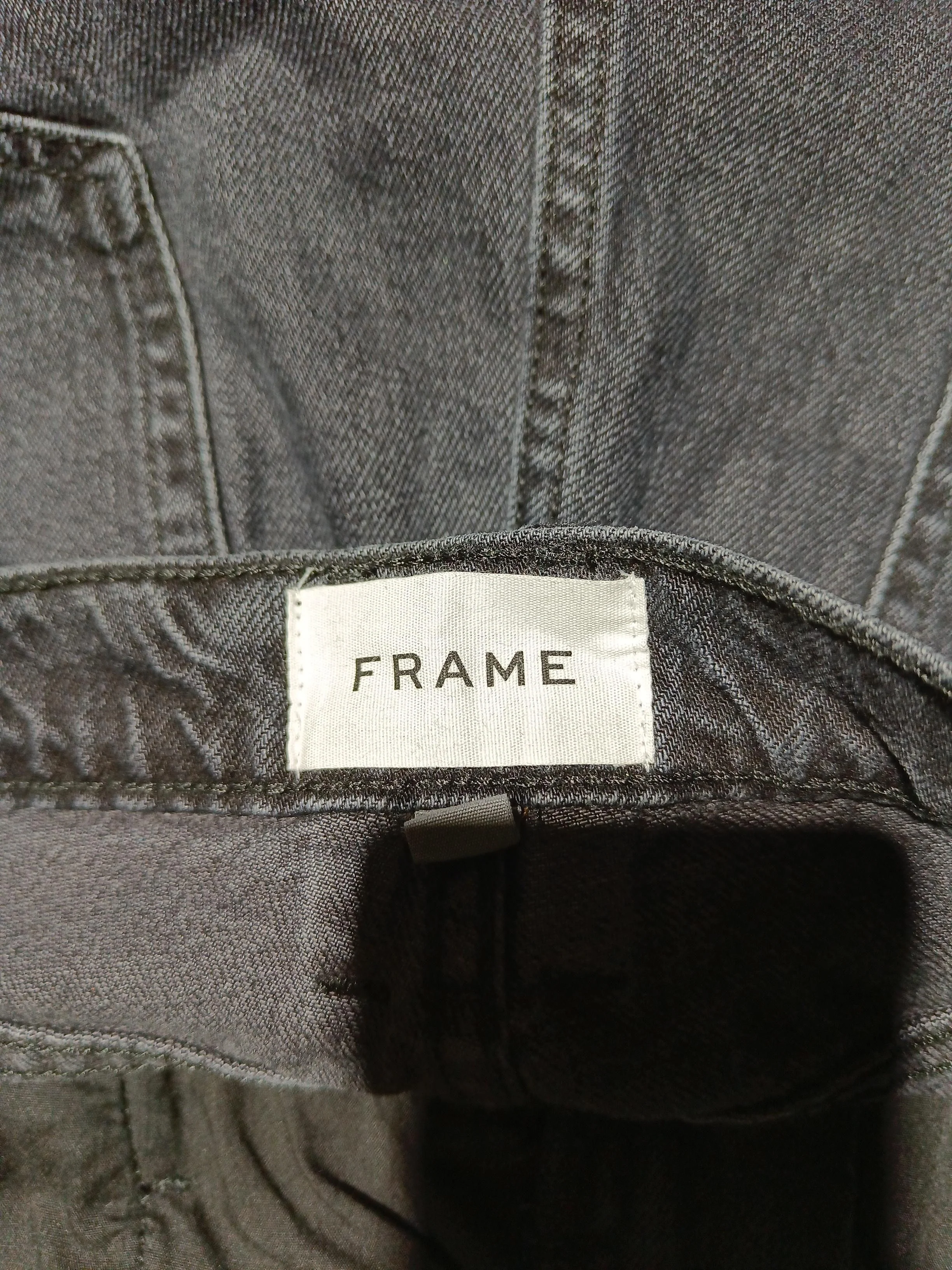Frame Women's Jeans W 27 in Black 100% Cotton Mom - Image 5