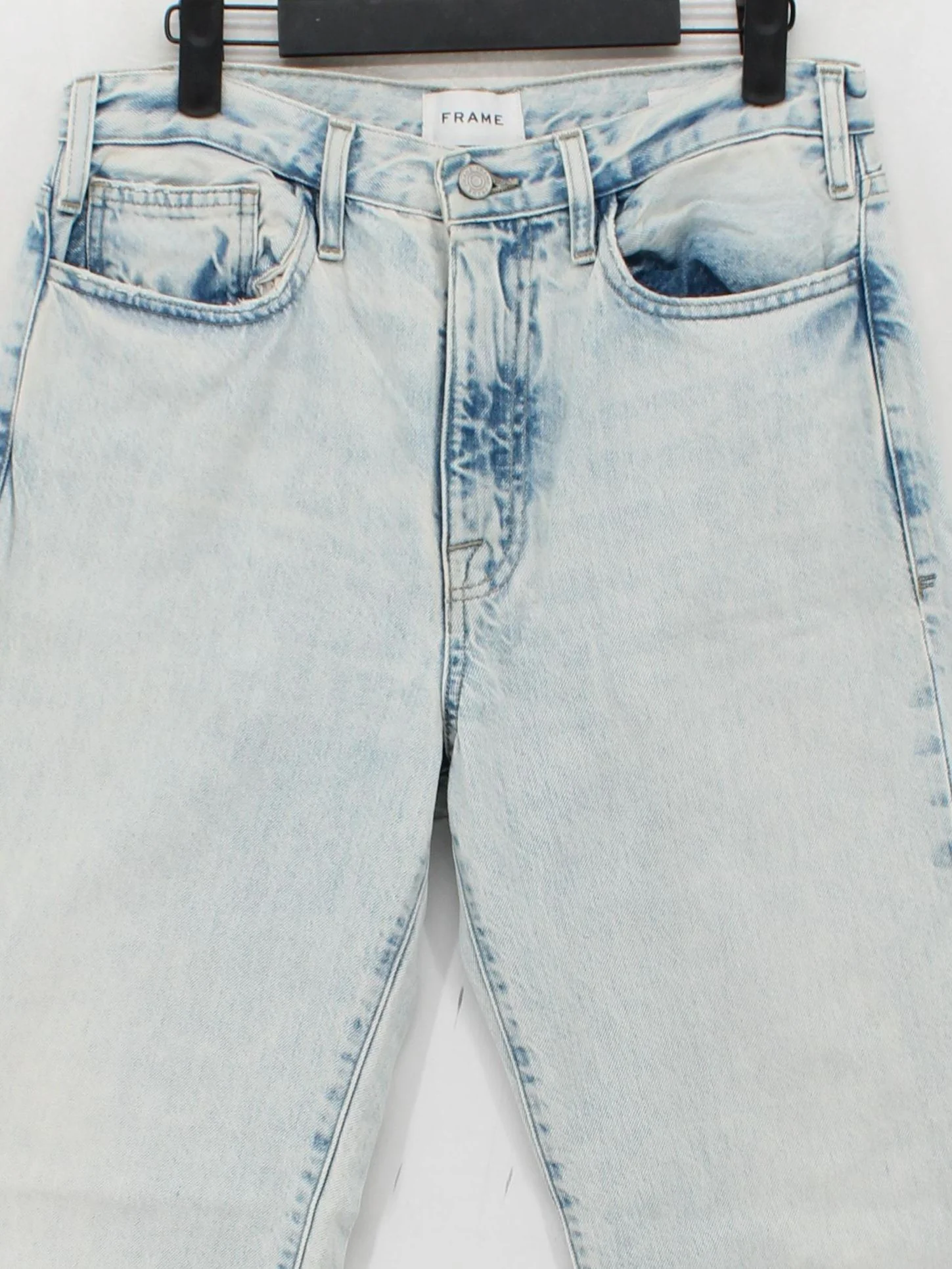 Frame Women's Jeans W 27 in Blue 100% Cotton Cropped - Image 3
