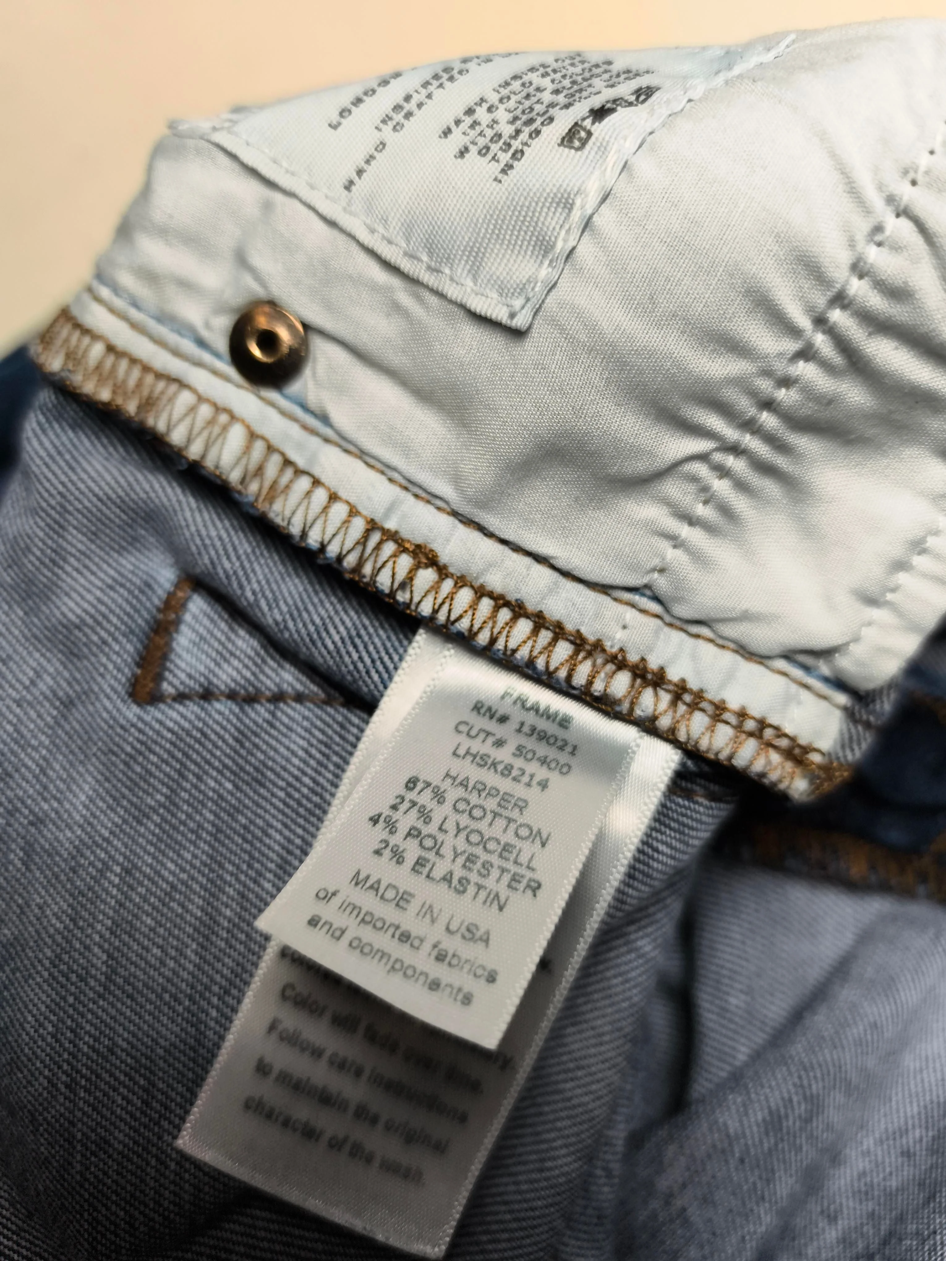 Frame Women's Jeans W 27 in Blue Cotton - Image 7