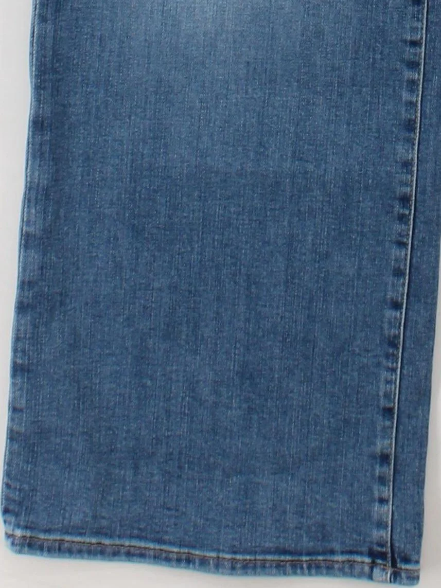 Frame Women's Jeans W 27 in Blue Cotton with Rayon, Other, Elastane Wide-Leg - Image 4