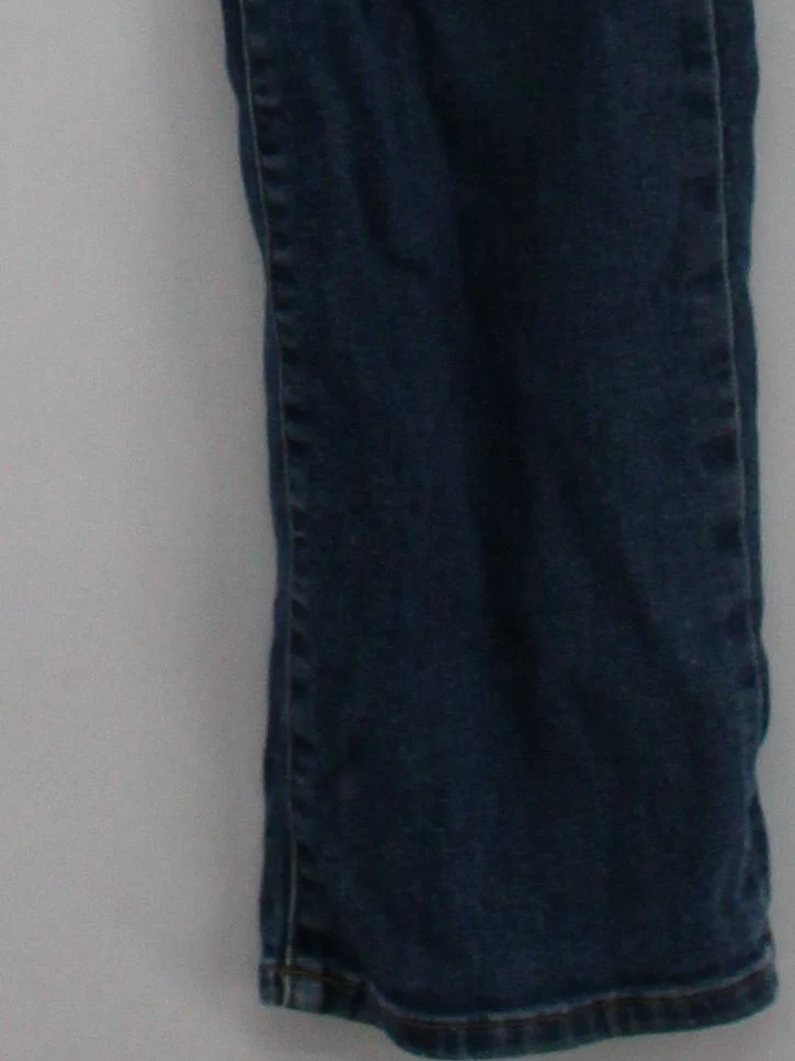 Frame Women's Jeans W 28 in Blue Cotton with Polyester, Elastane Straight - Image 4