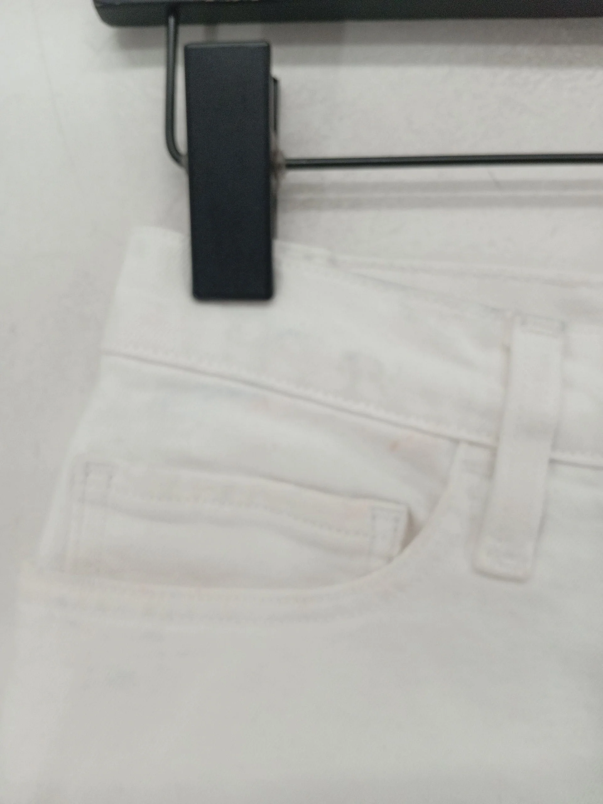 Frame Women's Mini Skirt S White 100% Other Short Mini - Image 5