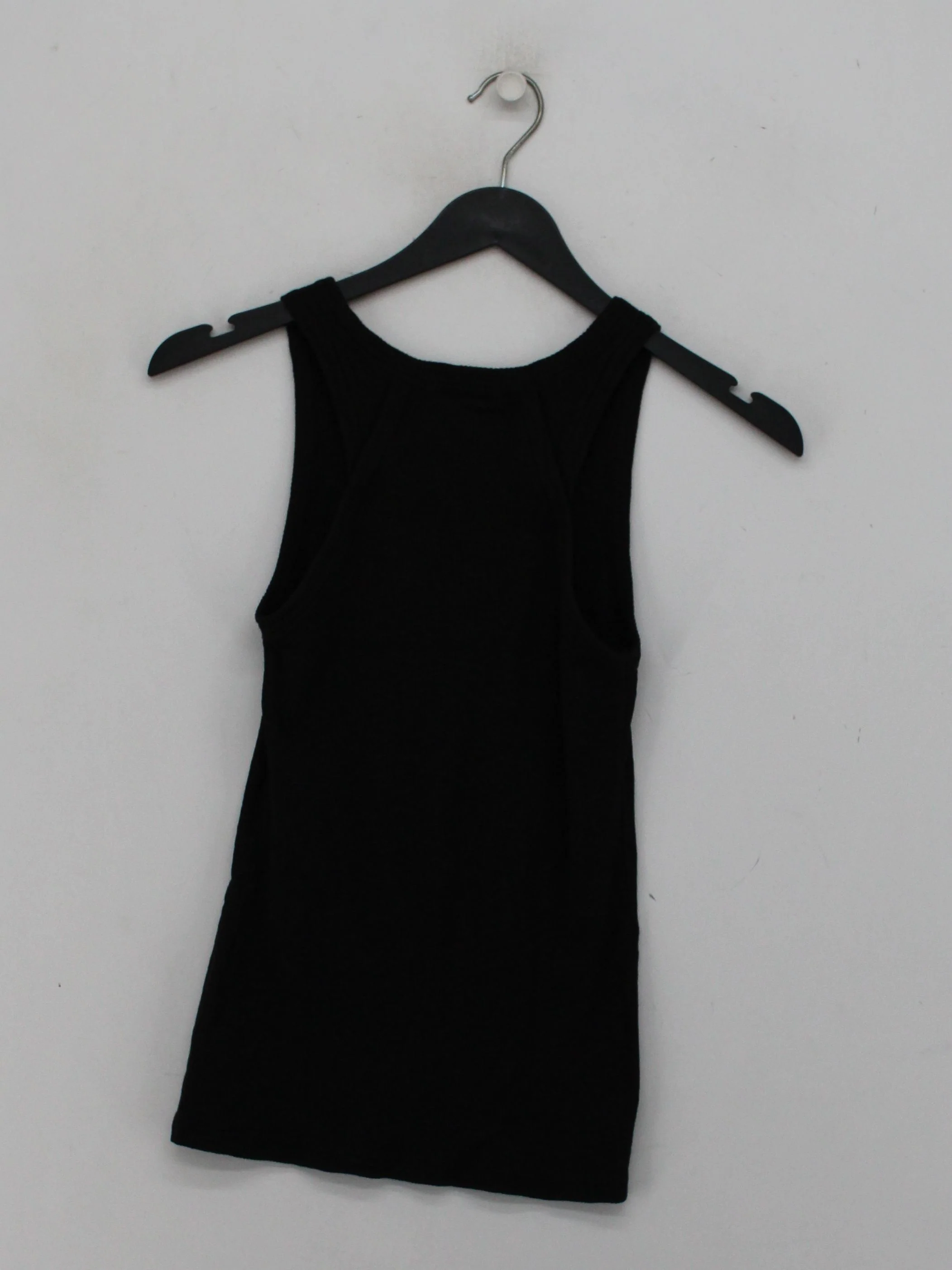 Frame Women's T-Shirt S Black 100% Cotton Sleeveless Round Neck Basic - Image 2