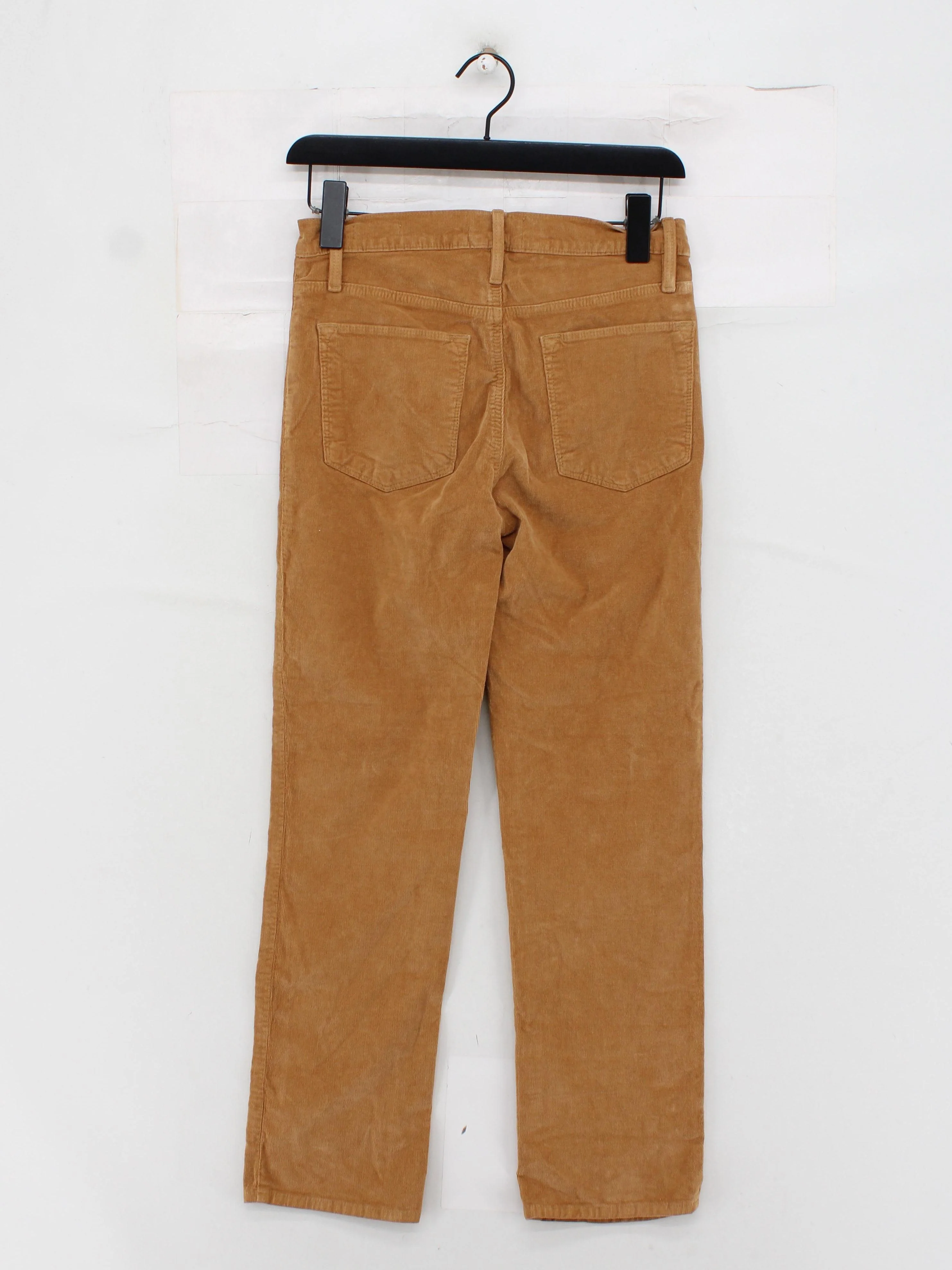 Frame Women's Trousers W 27 in Brown Cotton with Elastane Straight Chino - Image 2
