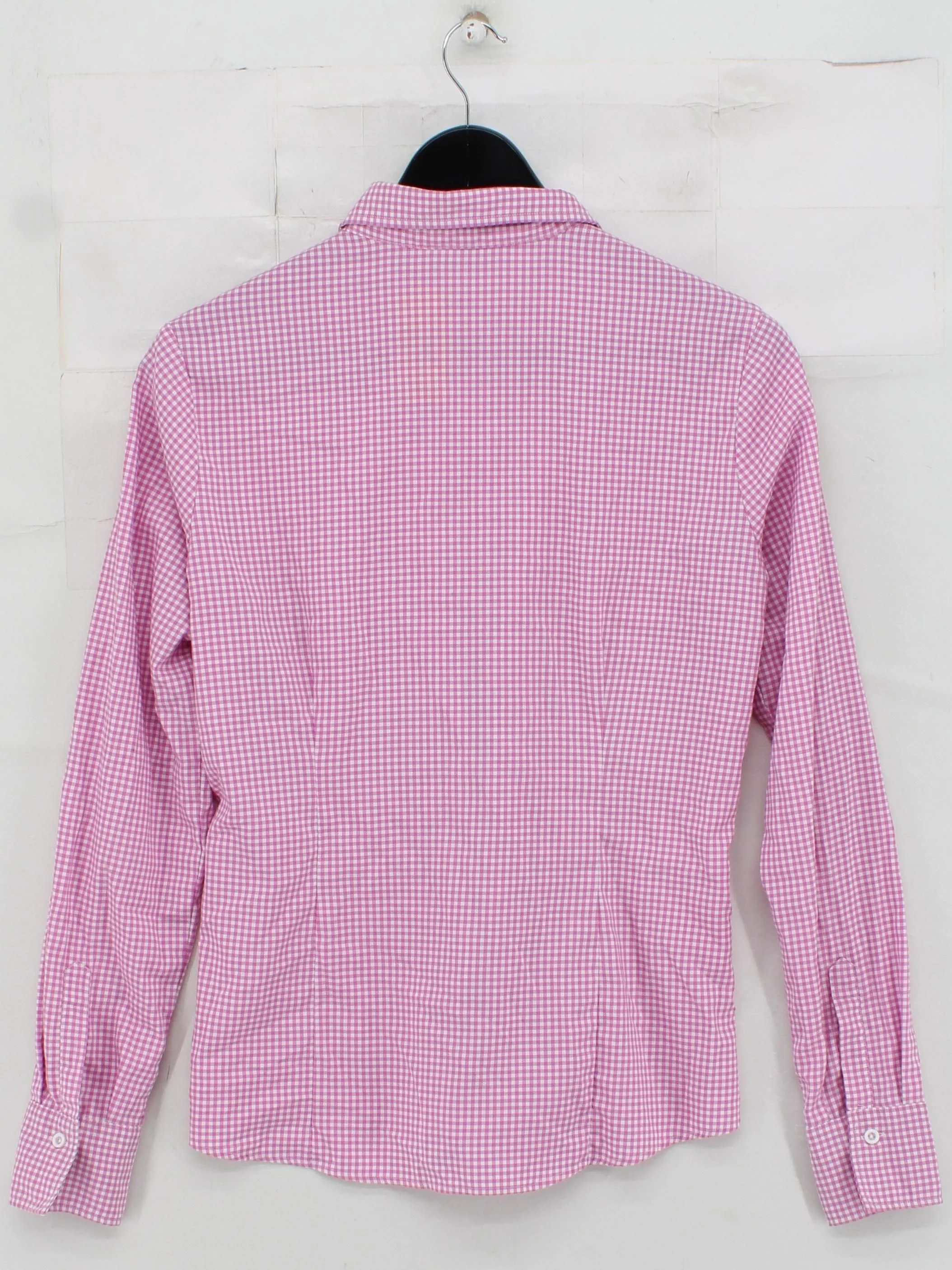 FRANCO CALLEGARI Women's Shirt UK 10 Pink 100% Cotton Basic - Image 2