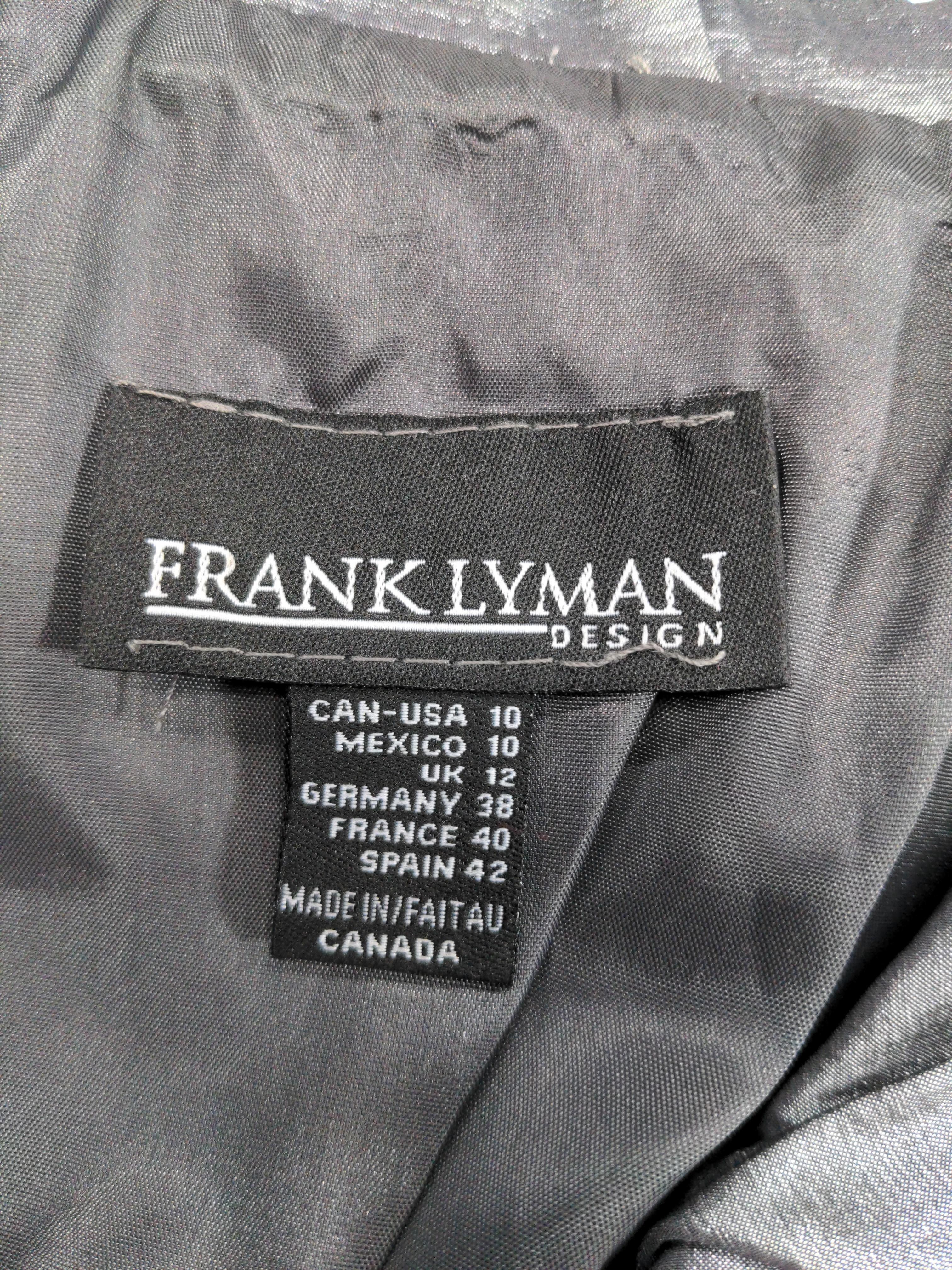 Frank Lyman Shirt Mini Dress UK12 in Grey - Image 5