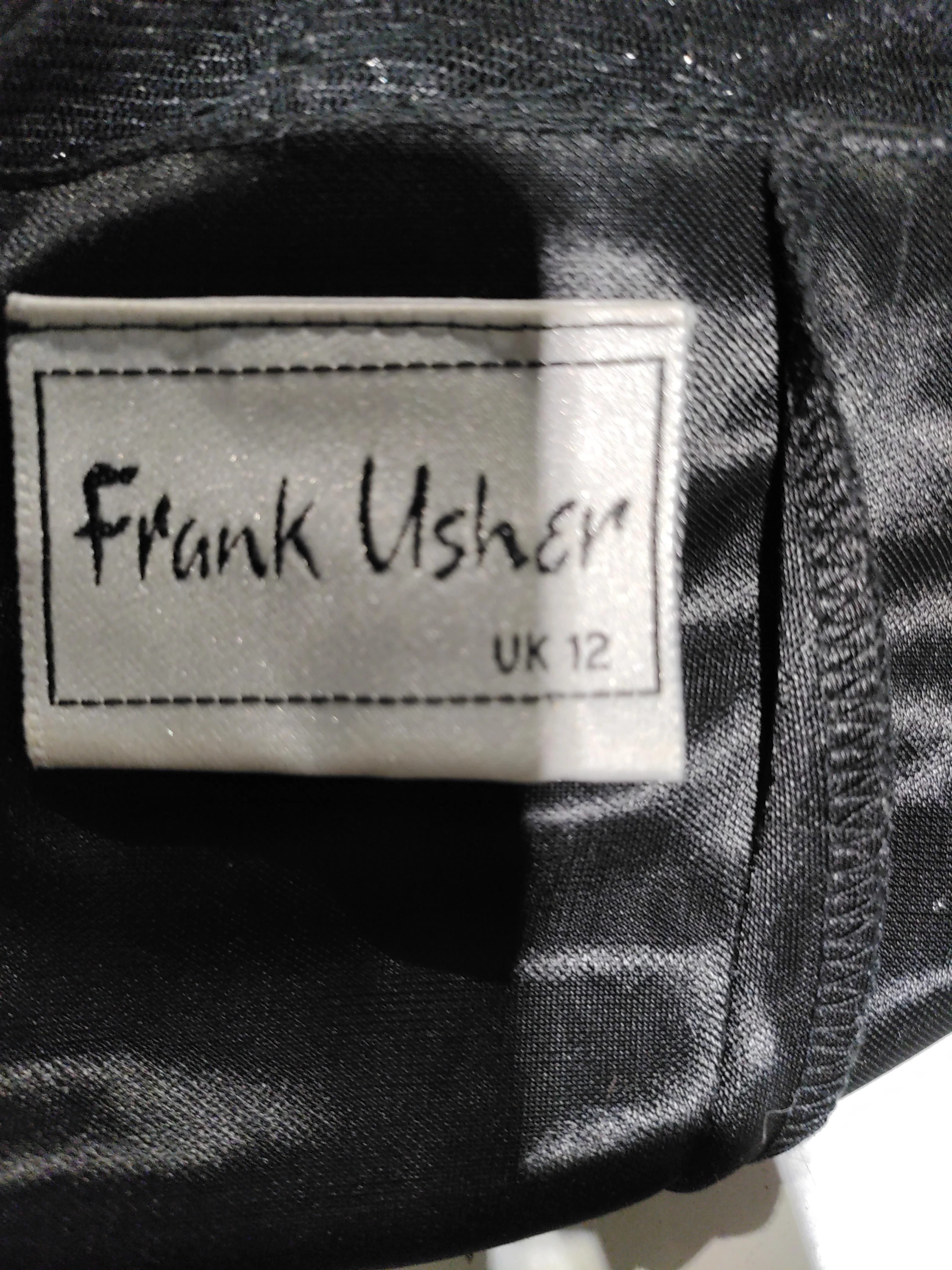 Frank Usher Bodycon Mini Dress UK12 in Black - Image 5