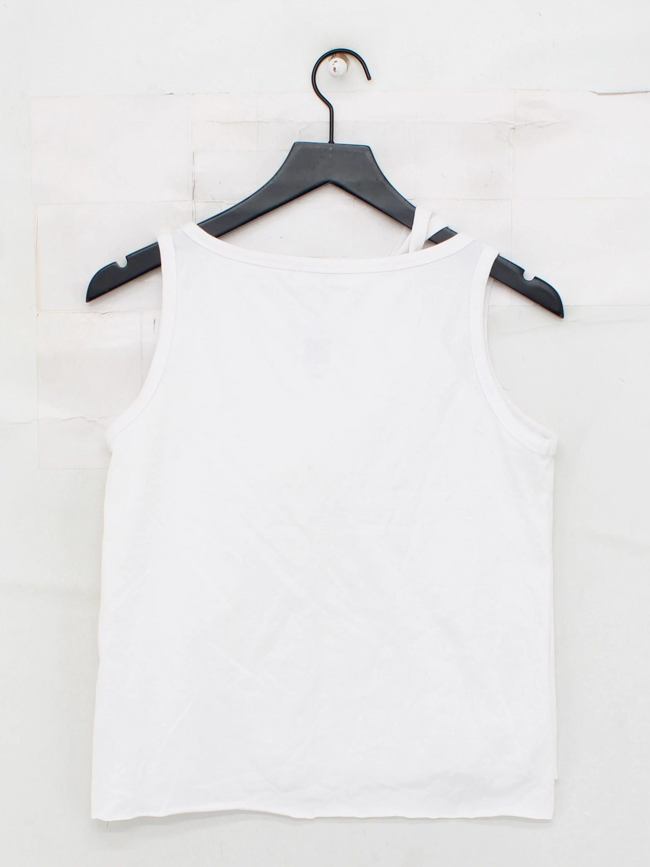 Frankie Shop Women's T-Shirt L White Cotton with Lyocell Modal, Spandex Basic - Image 2