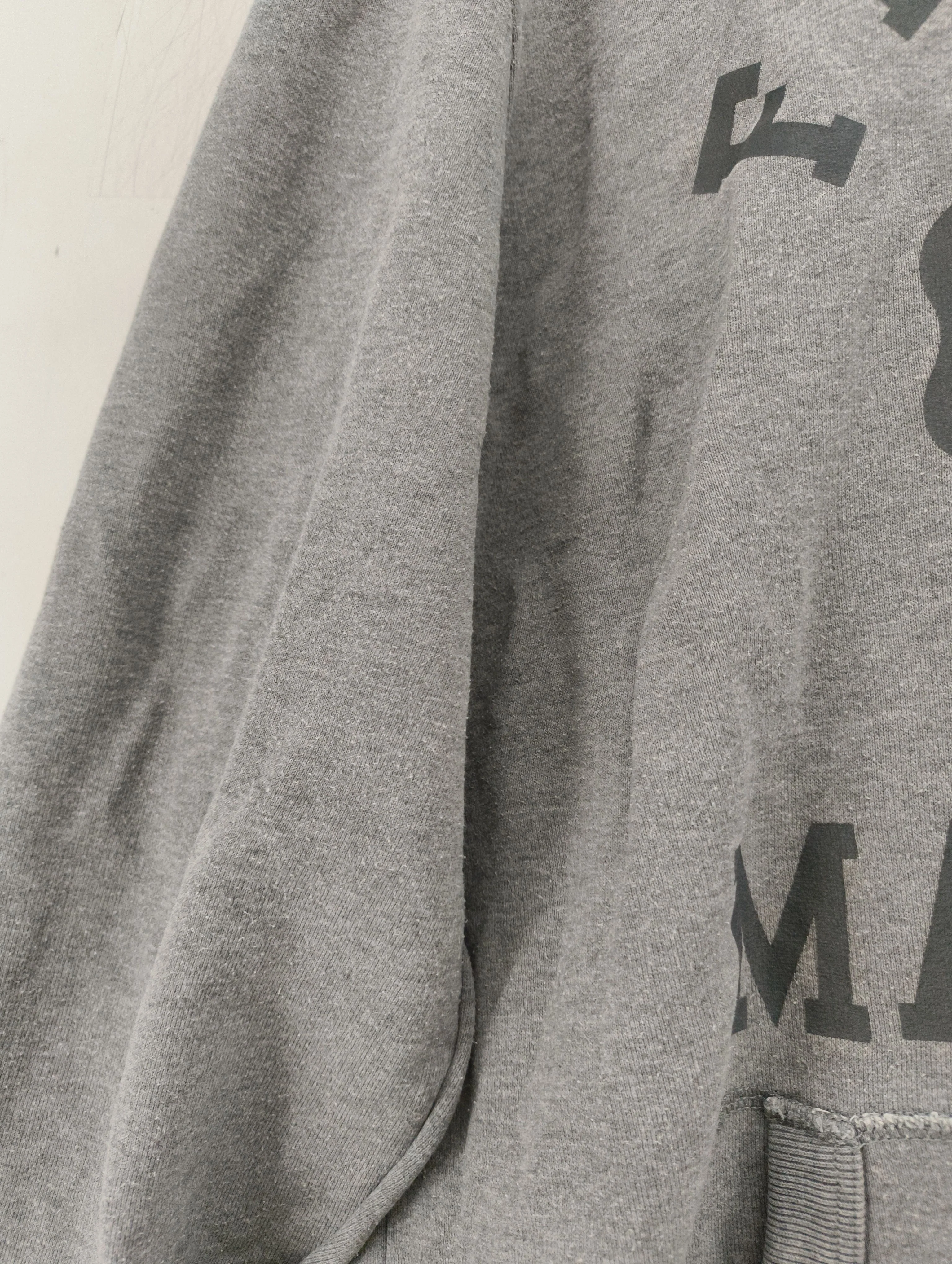 Franklin & Marshall Men's Hoodie XL Grey Graphic 100% Cotton Pullover - Image 5