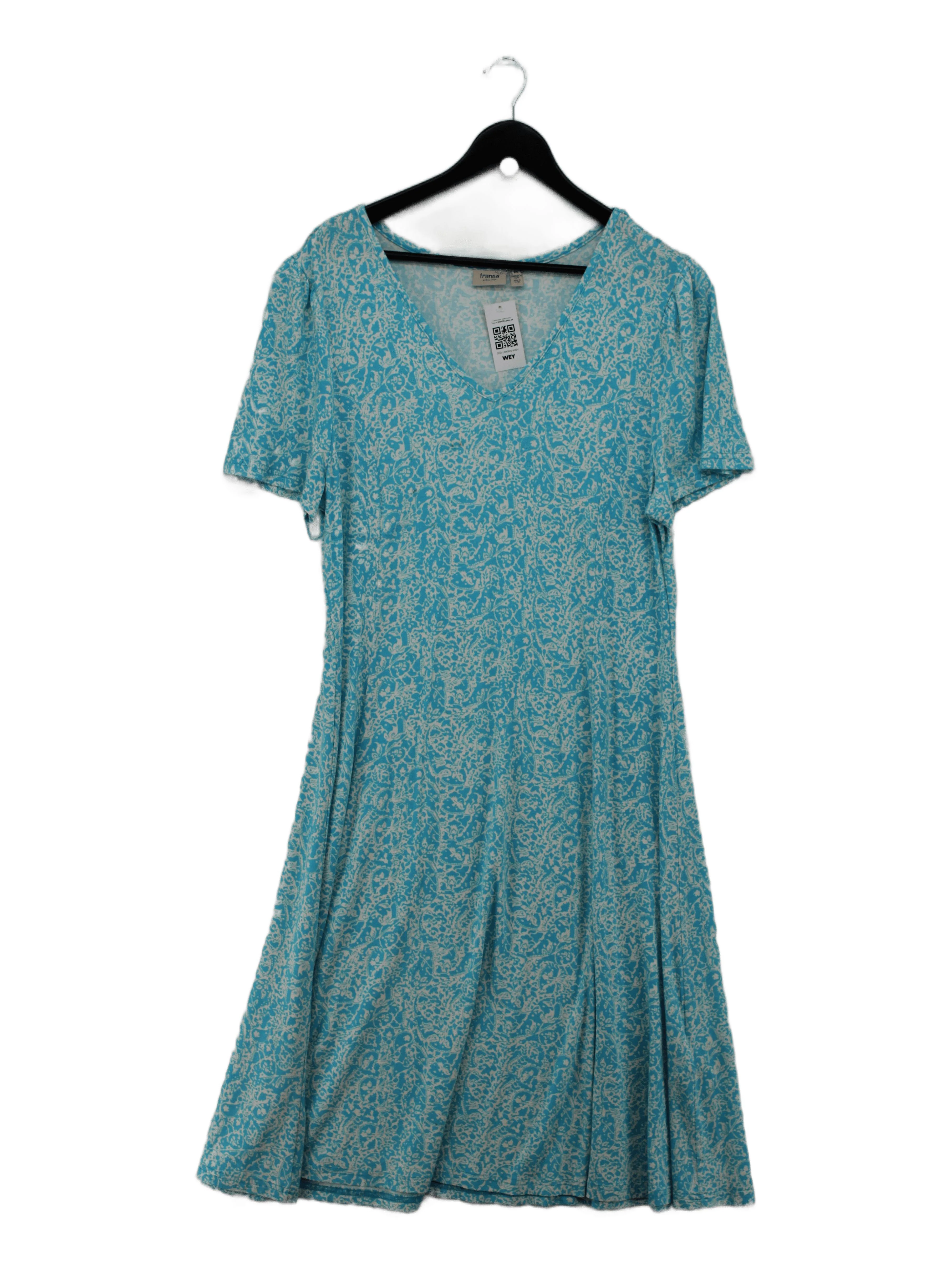 Fransa Skater Mini Dress XL in Blue