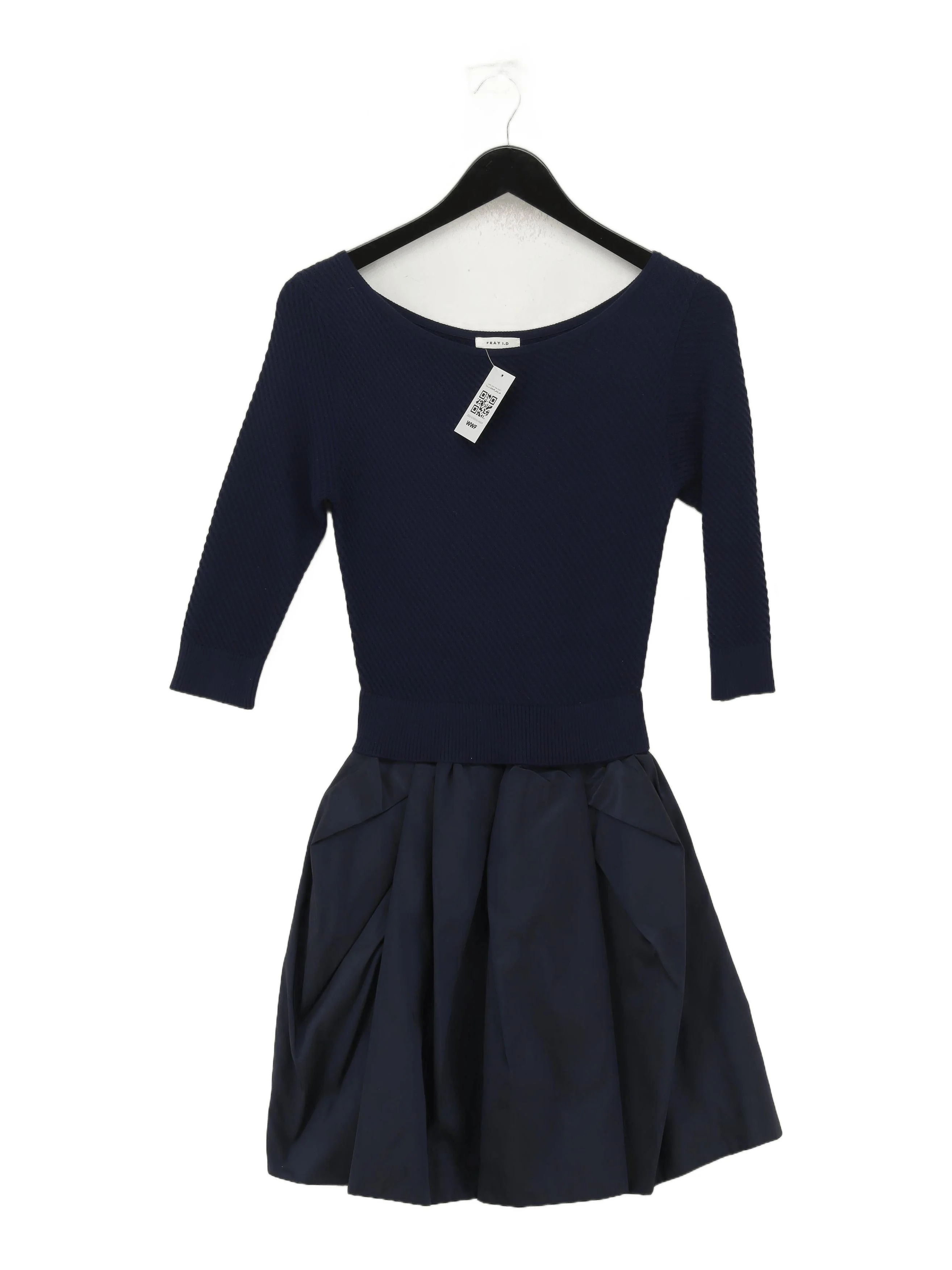 FRAY I.D Skater Mini Dress UK6 in Blue